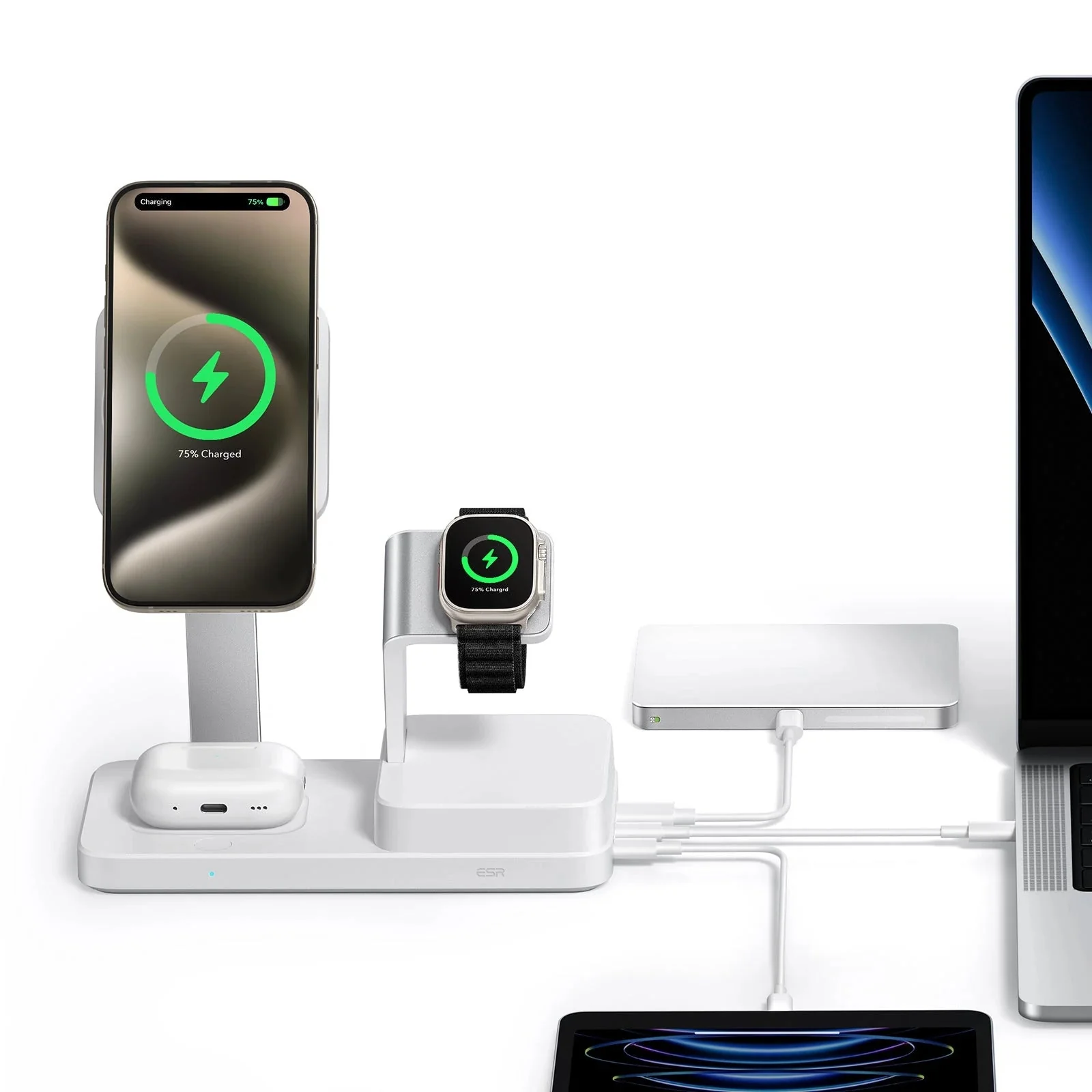 100W 6-in-1 Charging Station with MagSafe + CryoBoost - US Plug - Image 3