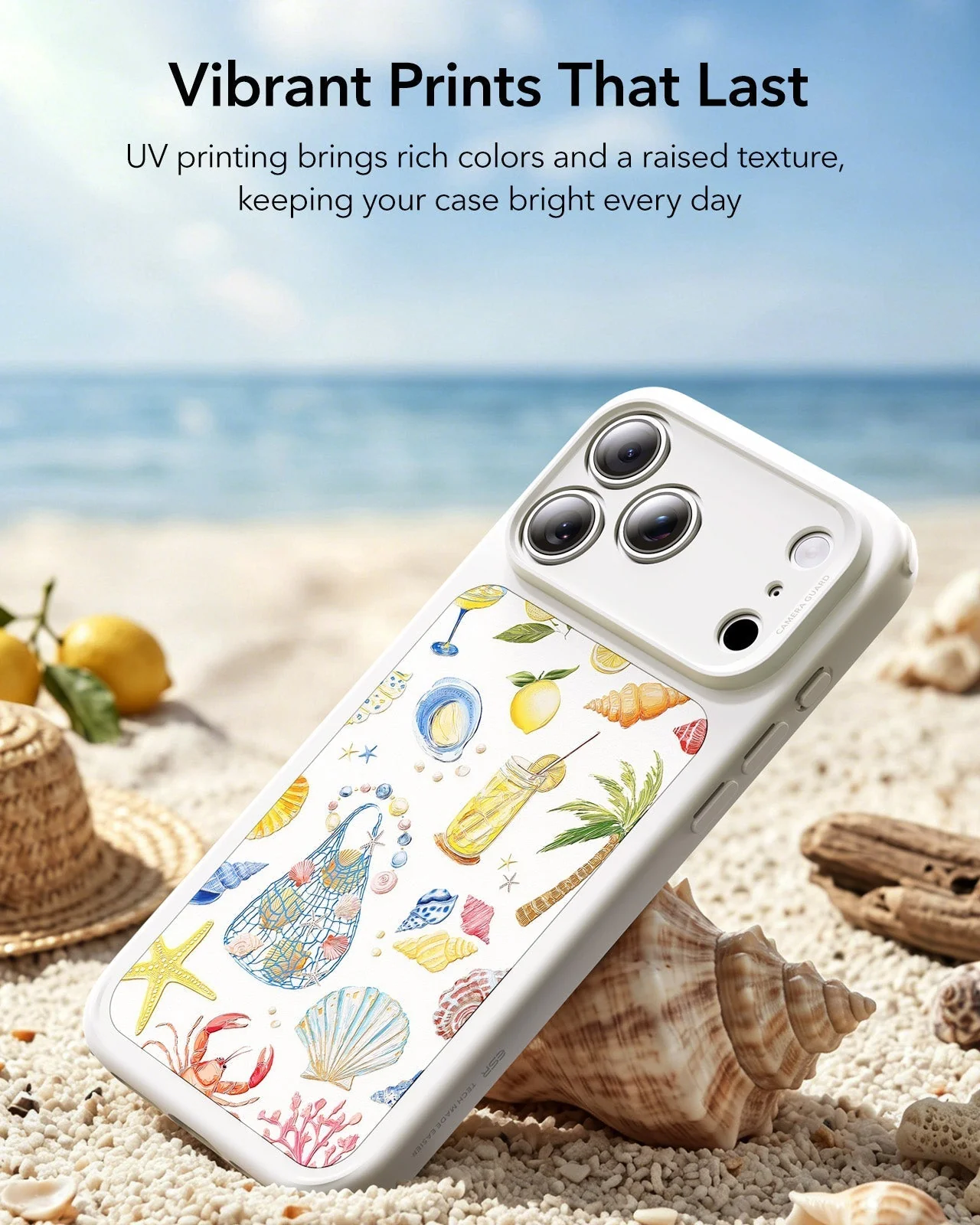iPhone 17 Pro Max Classic Hybrid Magnetic Case (Camera Control) - Coastal Summer - Image 7