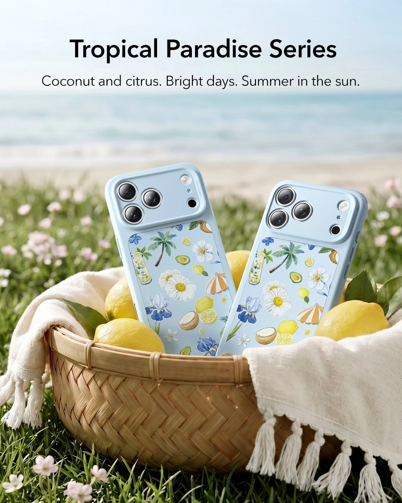 iPhone 17 Pro Max Classic Hybrid Magnetic Case (Camera Control) - Tropical Paradise - Image 3