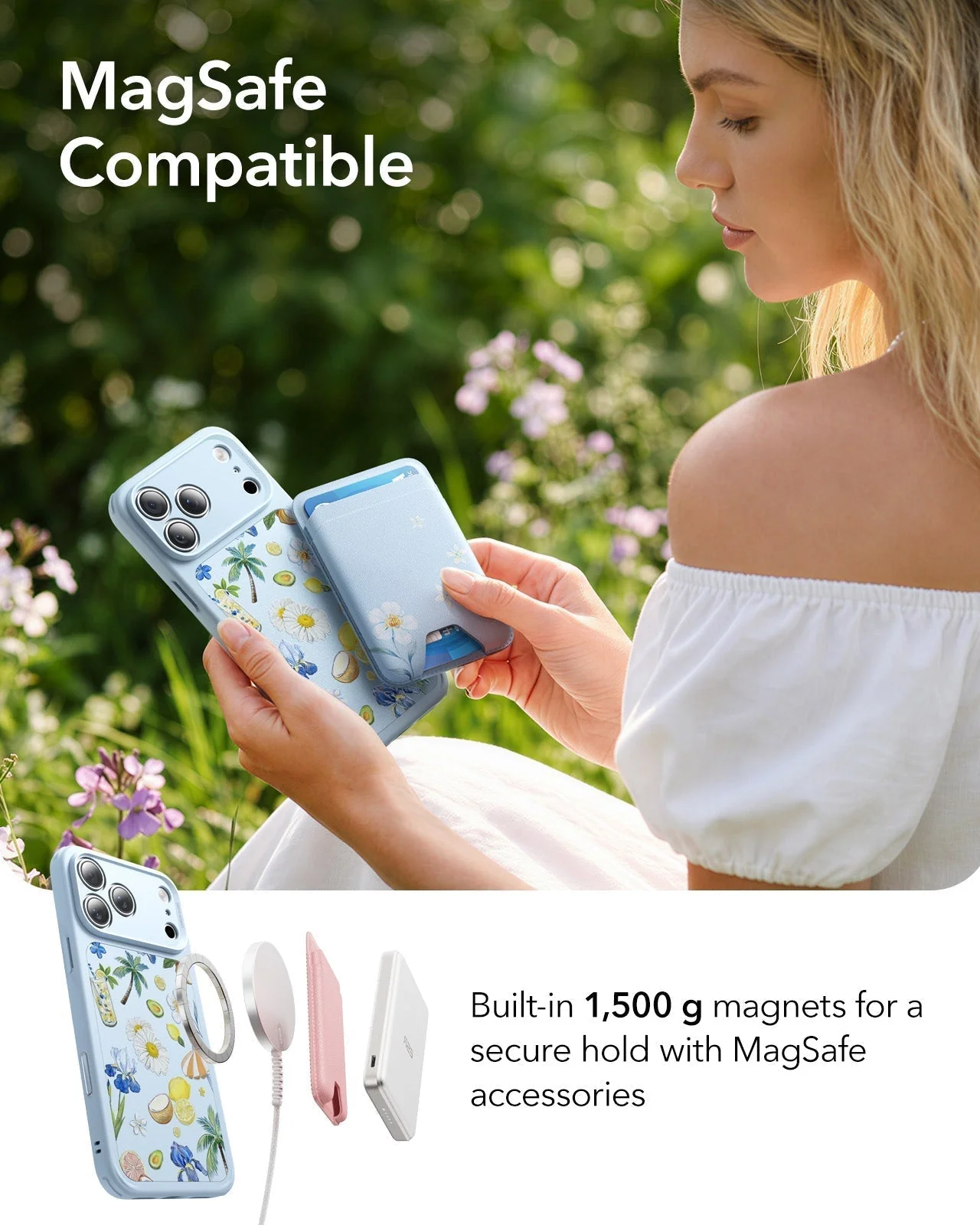 iPhone 17 Pro Max Classic Hybrid Magnetic Case (Camera Control) - Tropical Paradise - Image 5