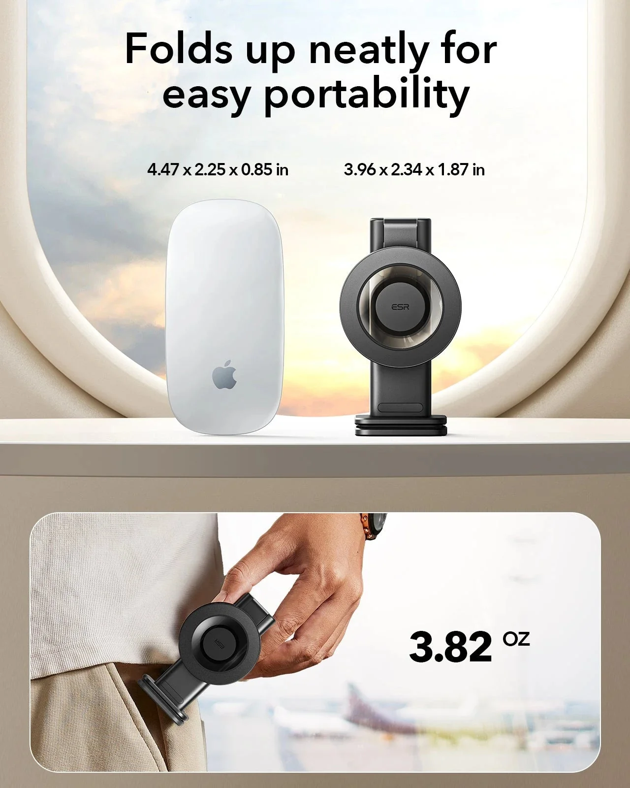 Airplane Phone Holder Mount (HaloLock) - Pink - Image 7