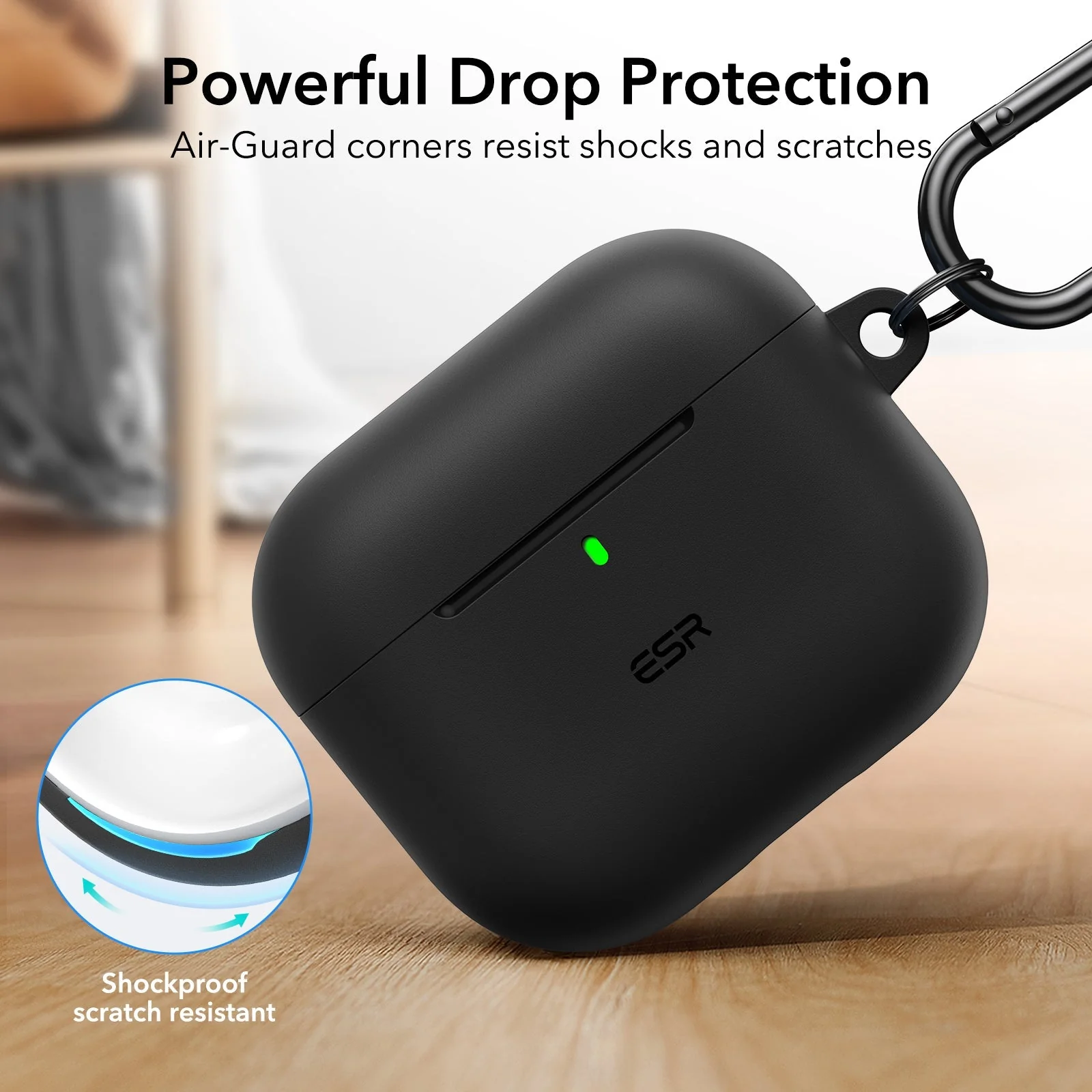 AirPods 4 Cloud Soft Case (HaloLock) - Black - Image 7