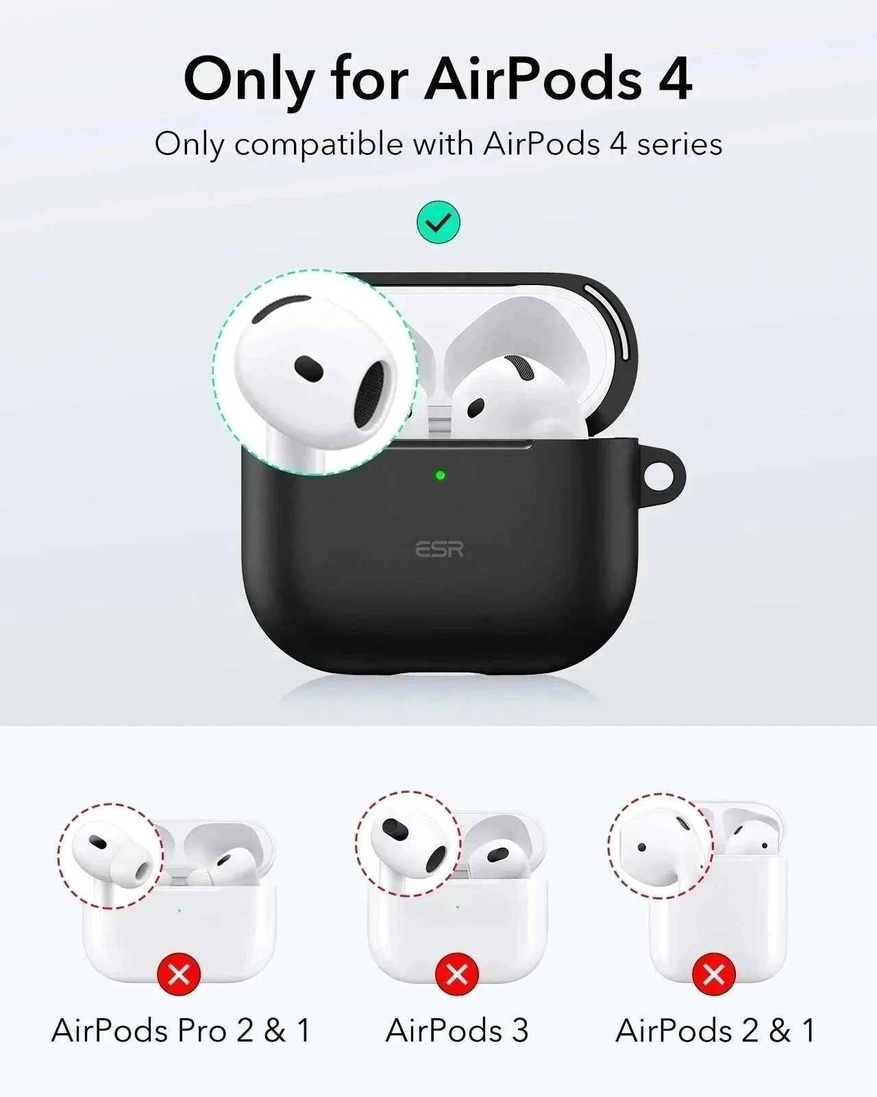 AirPods 4 Cloud Soft Case - Red - Image 2