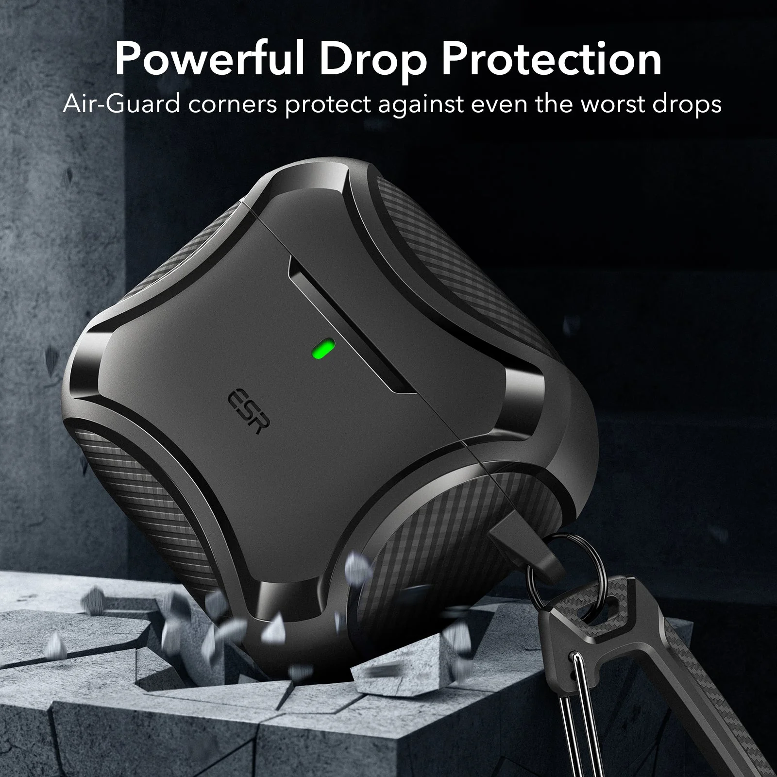 AirPods 4 Cyber Tough Case (HaloLock) - Forest Green - Image 5