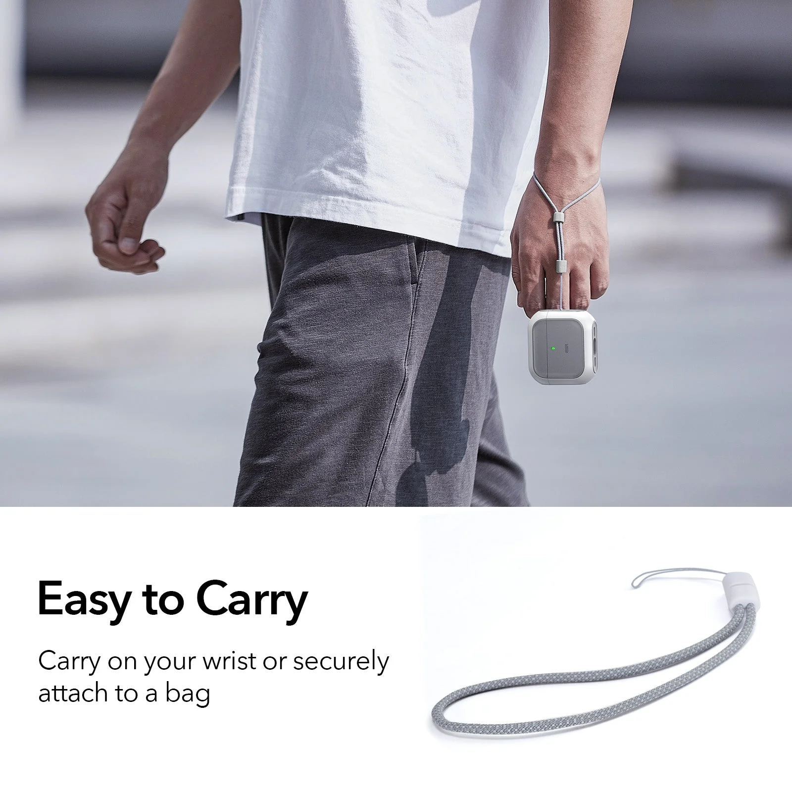 AirPods 4 Orbit Hybrid Case (HaloLock) - Titanium - Image 7