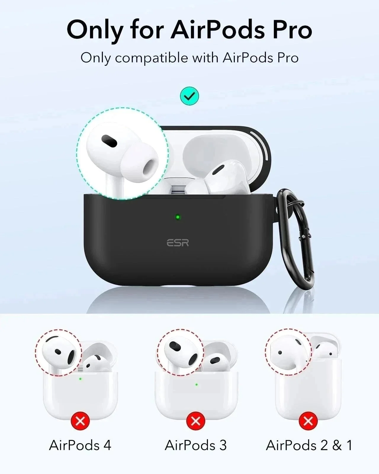 AirPods Pro (2023/2022/2019) Cloud Soft Case (HaloLock) - Pink - Image 2