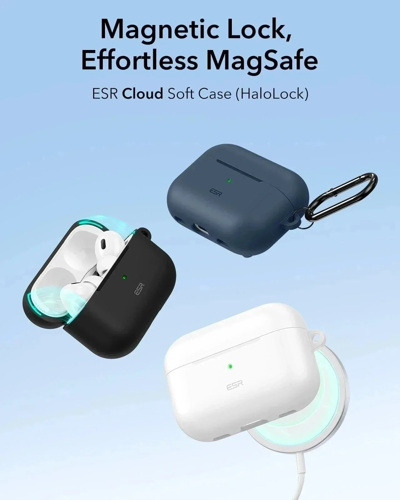 AirPods Pro (2023/2022/2019) Cloud Soft Case (HaloLock) - Purple - Image 3