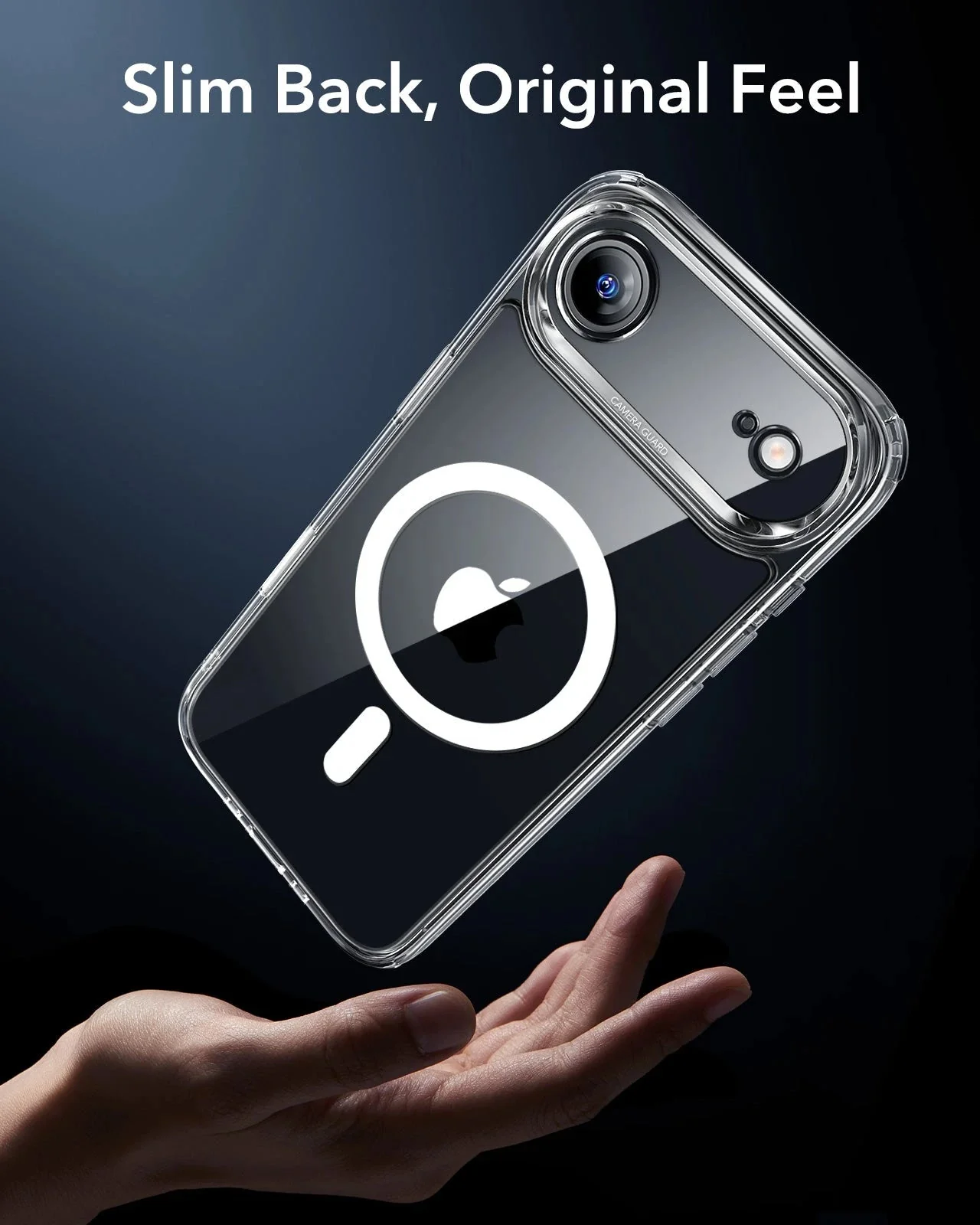 iPhone Air Classic Hybrid Magnetic Case (Camera Control) - Clear - Image 7