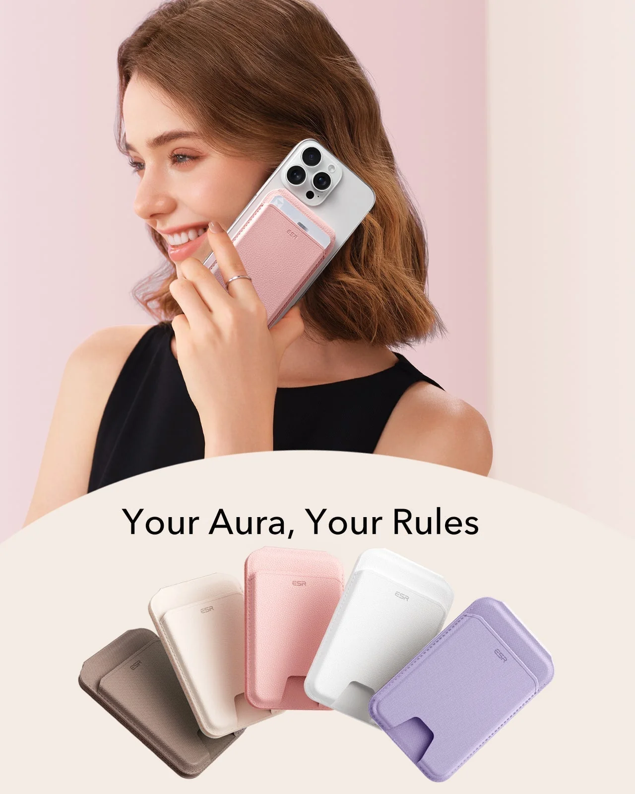 Aura Wallet Stand (HaloLock) - Lavender - Image 3