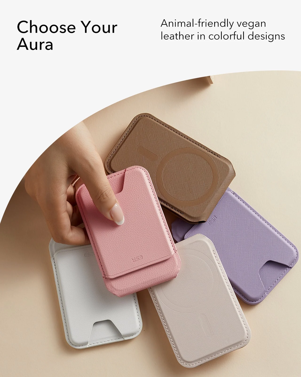 Aura Wallet Stand (HaloLock) - Lavender - Image 7