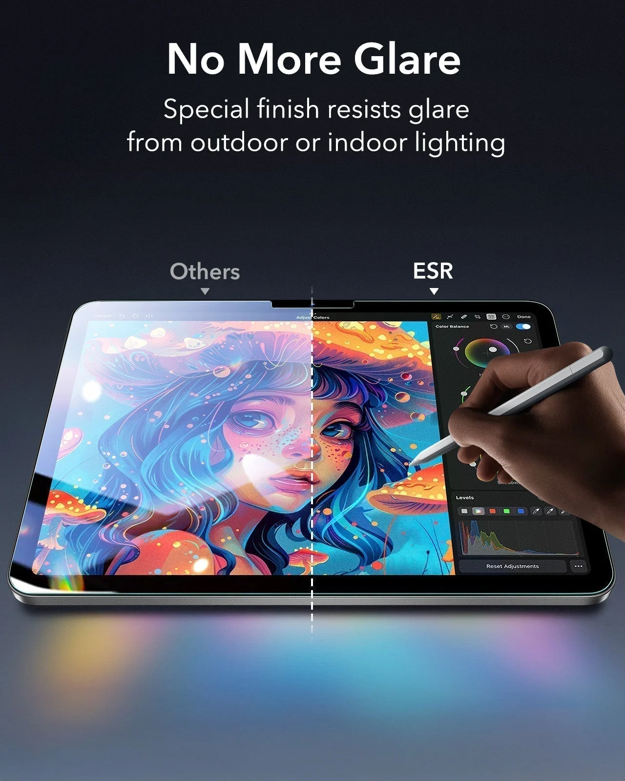 iPad 11" (A16) 2025 Bundle Flip Magnetic Case with Pencil Holder & Armorite® Paper-Feel Protection - Green - Image 15