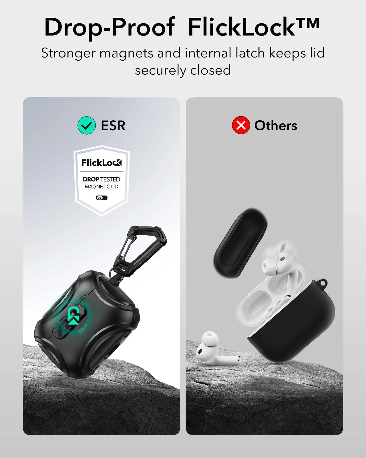 25W CryoBoost Foldable 3-in-1 Magnetic Charger and AirPods Pro 3 Cyber FlickLock Case Bundle– EU Plug-Black - Image 16