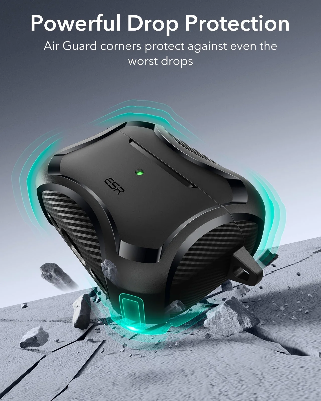 25W CryoBoost Foldable 3-in-1 Magnetic Charger & AirPods Pro 3 Cyber Tough Case Bundle – EU Plug-Black - Image 16
