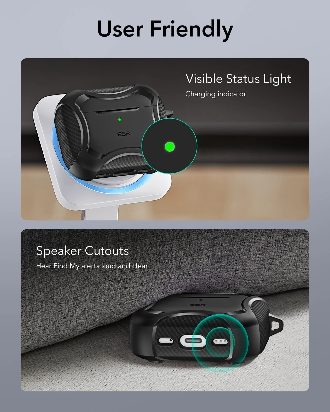 25W CryoBoost Foldable 3-in-1 Magnetic Charger & AirPods Pro 3 Cyber Tough Case Bundle – US Plug-Black - Image 17
