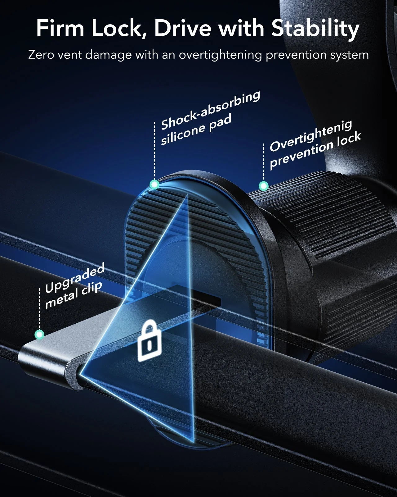 25W CryoBoost Foldable 3-in-1 Magnetic Charger and Car Charger (Air Vent) Bundle– EU Plug-Black - Image 15
