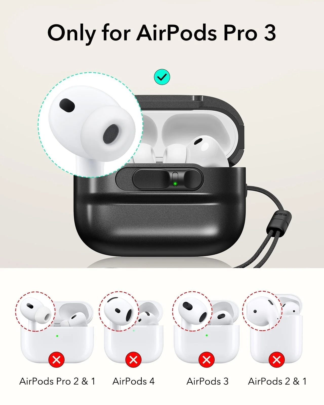 25W CryoBoost Foldable 3-in-1 Magnetic Charger and AirPods Pro 3 Pulse FlickLock Case Bundle – EU Plug-Black - Image 10