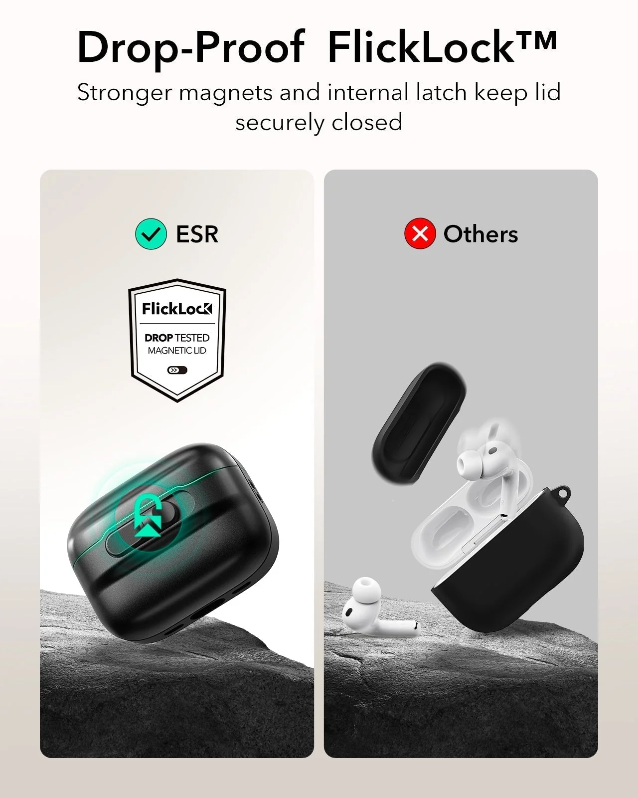 25W CryoBoost Foldable 3-in-1 Magnetic Charger and AirPods Pro 3 Pulse FlickLock Case Bundle – EU Plug-Black - Image 12