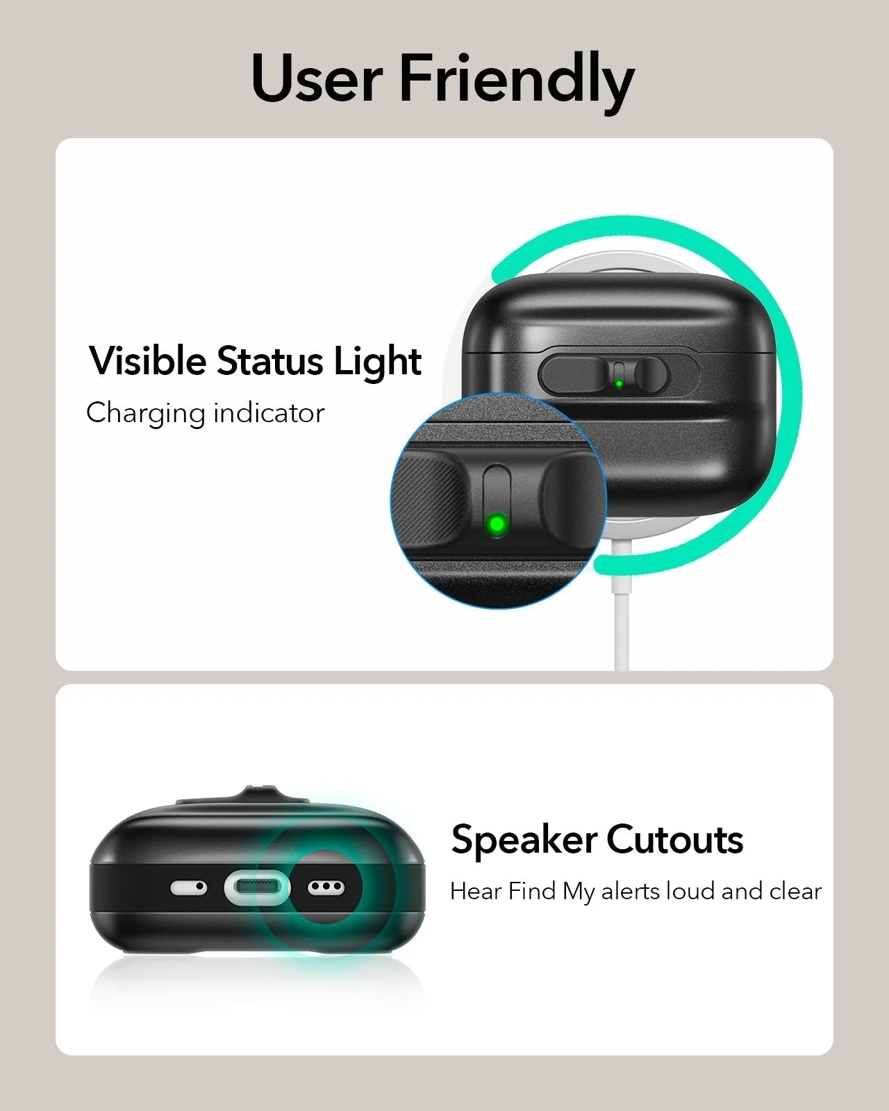 25W CryoBoost Foldable 3-in-1 Magnetic Charger and AirPods Pro 3 Pulse FlickLock Case Bundle – EU Plug-Black - Image 15