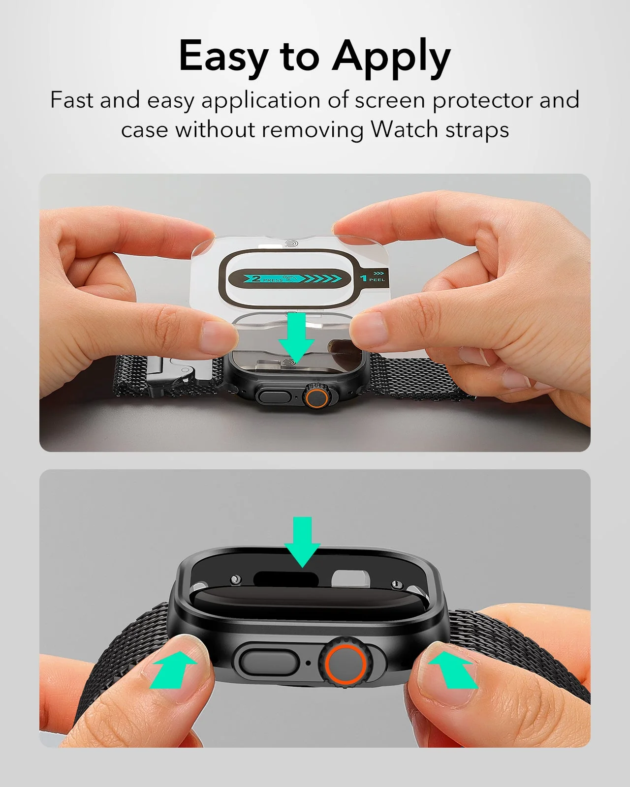 Apple Watch Ultra 3 Armorite Protection Set - Black - Image 6