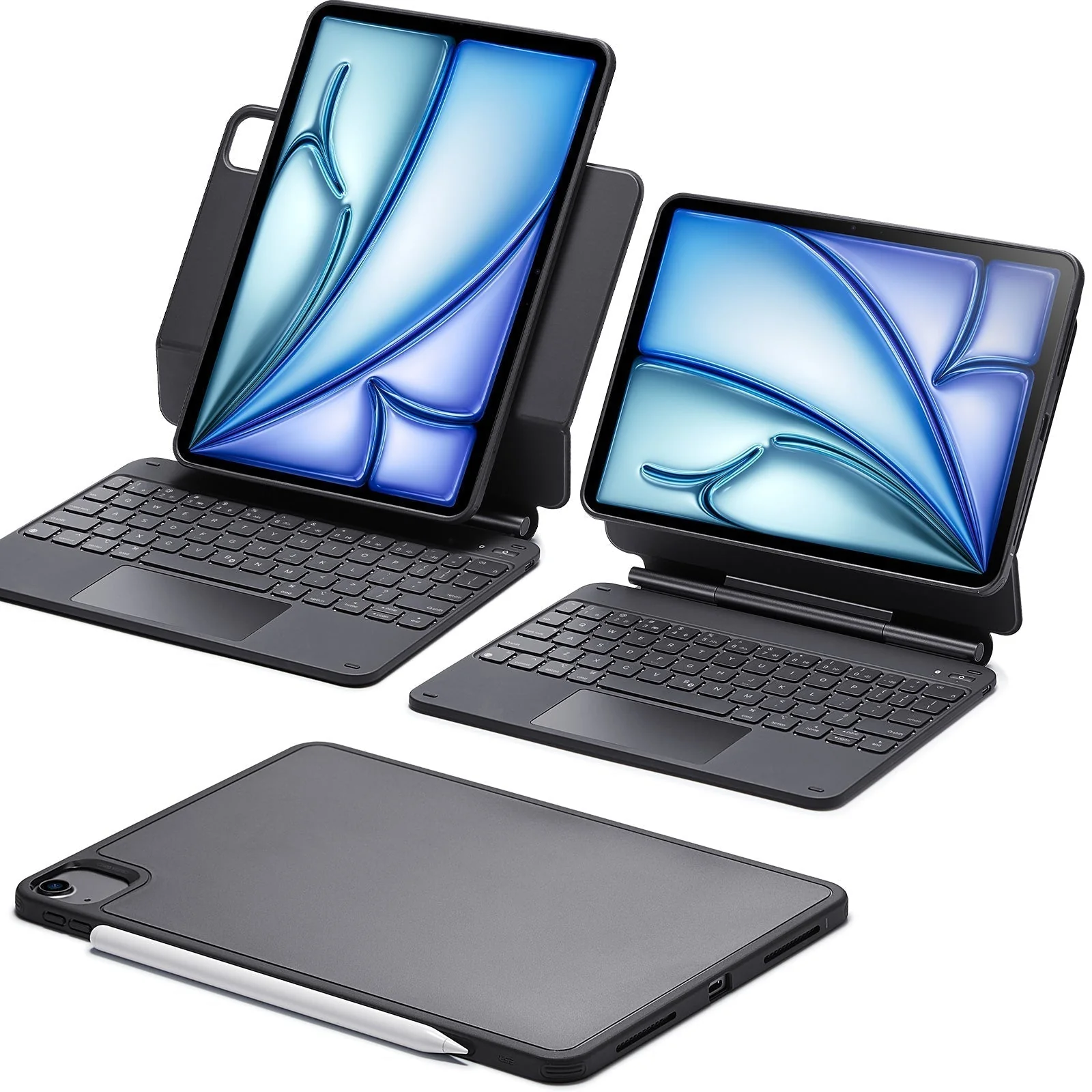 iPad Air 11" (M4) 2026 Rebound Magnetic Keyboard Case 360 - US Layout-Black - Image 3