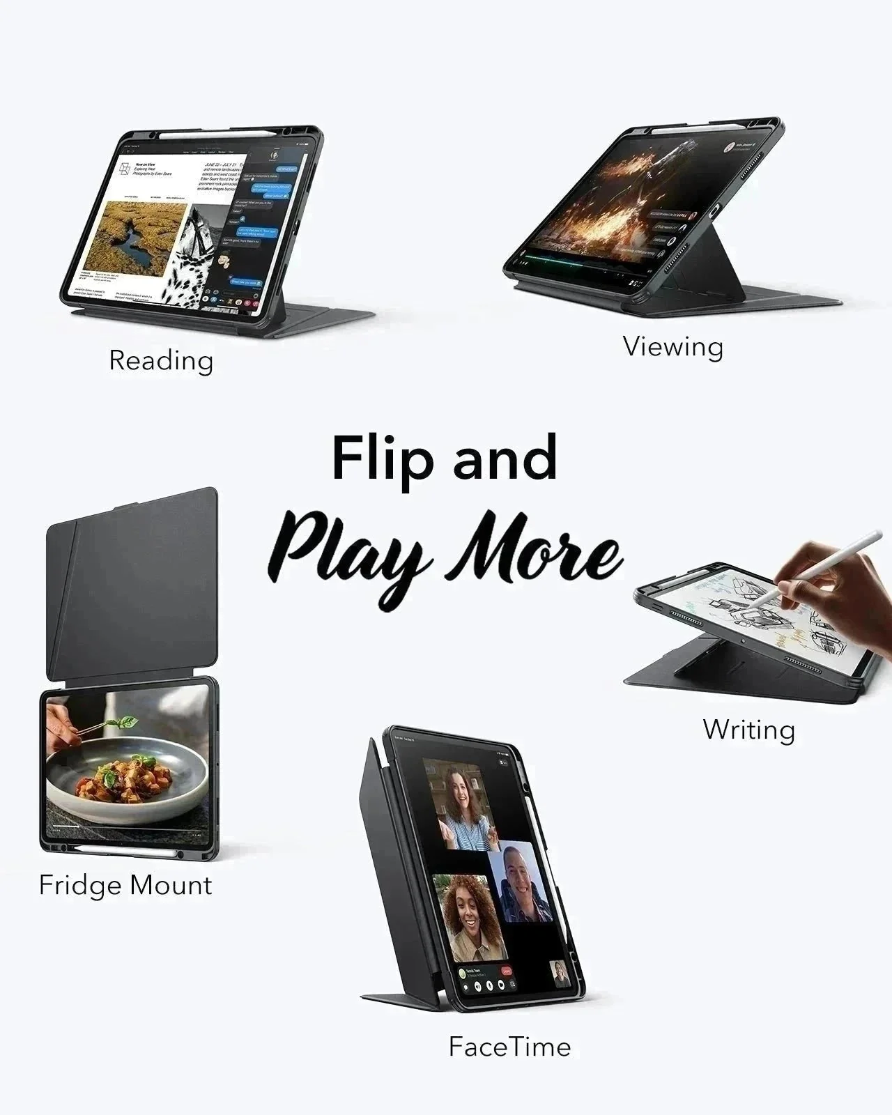 iPad Pro 11ʺ (2025) Flip Magnetic Protection Bundle - Black - Image 2
