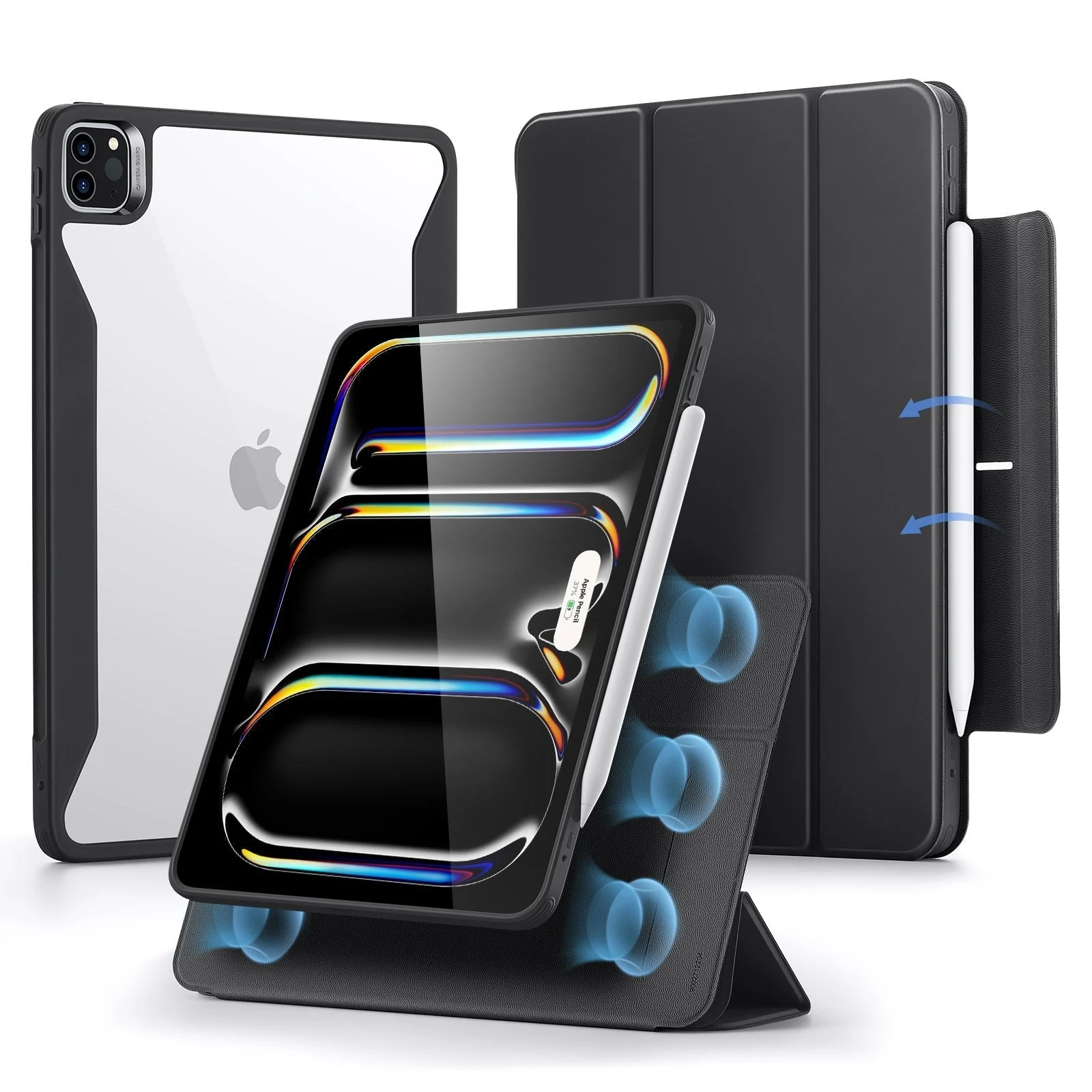 iPad Pro 13ʺ (2025) Rebound Hybrid Case 360 - Black