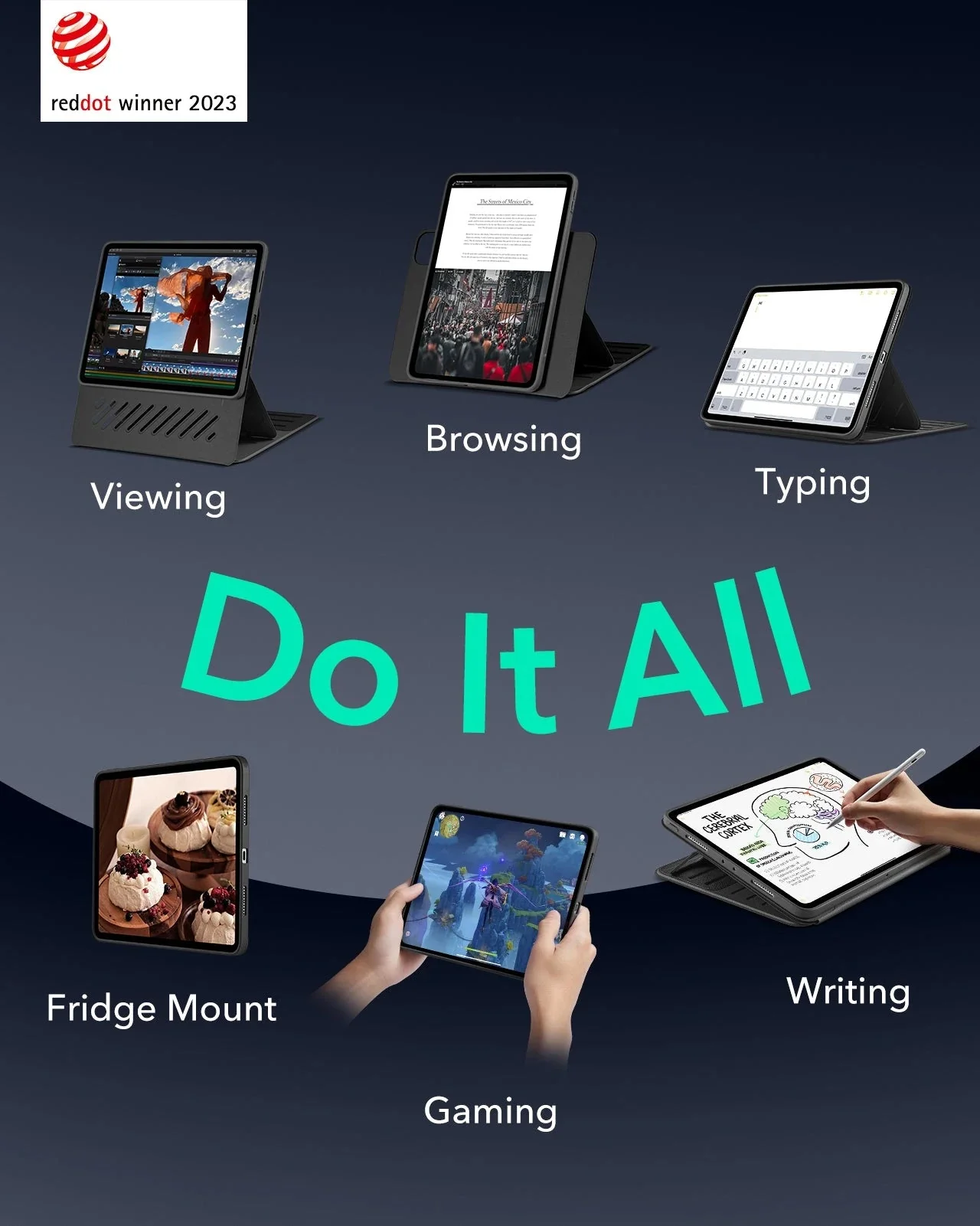 iPad Pro 13ʺ (2025) Shift Transformation with Digital Pencil Bundle - Black - Image 2
