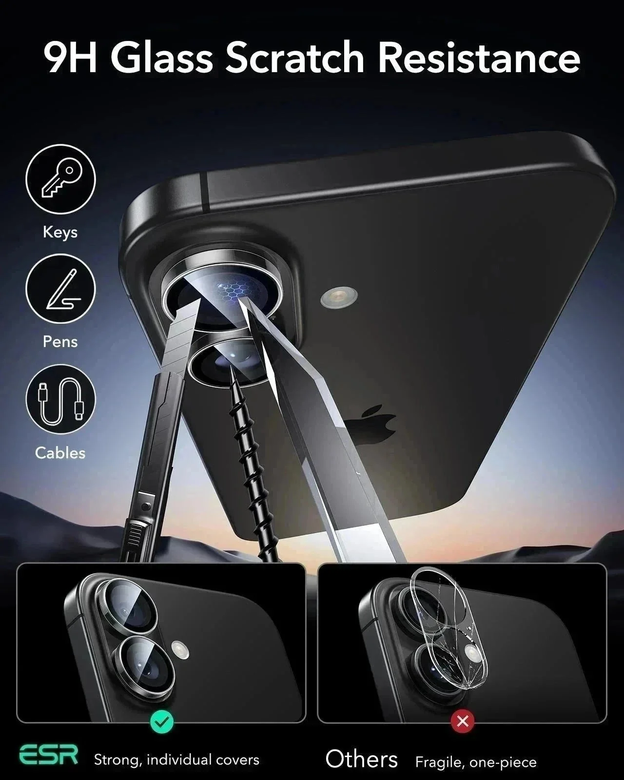 iPhone 17 Bundle Classic Hybrid Magnetic Case (Camera Control, Stash Stand) and Armorite Privacy Screen Protector - Frosted Black - Image 16