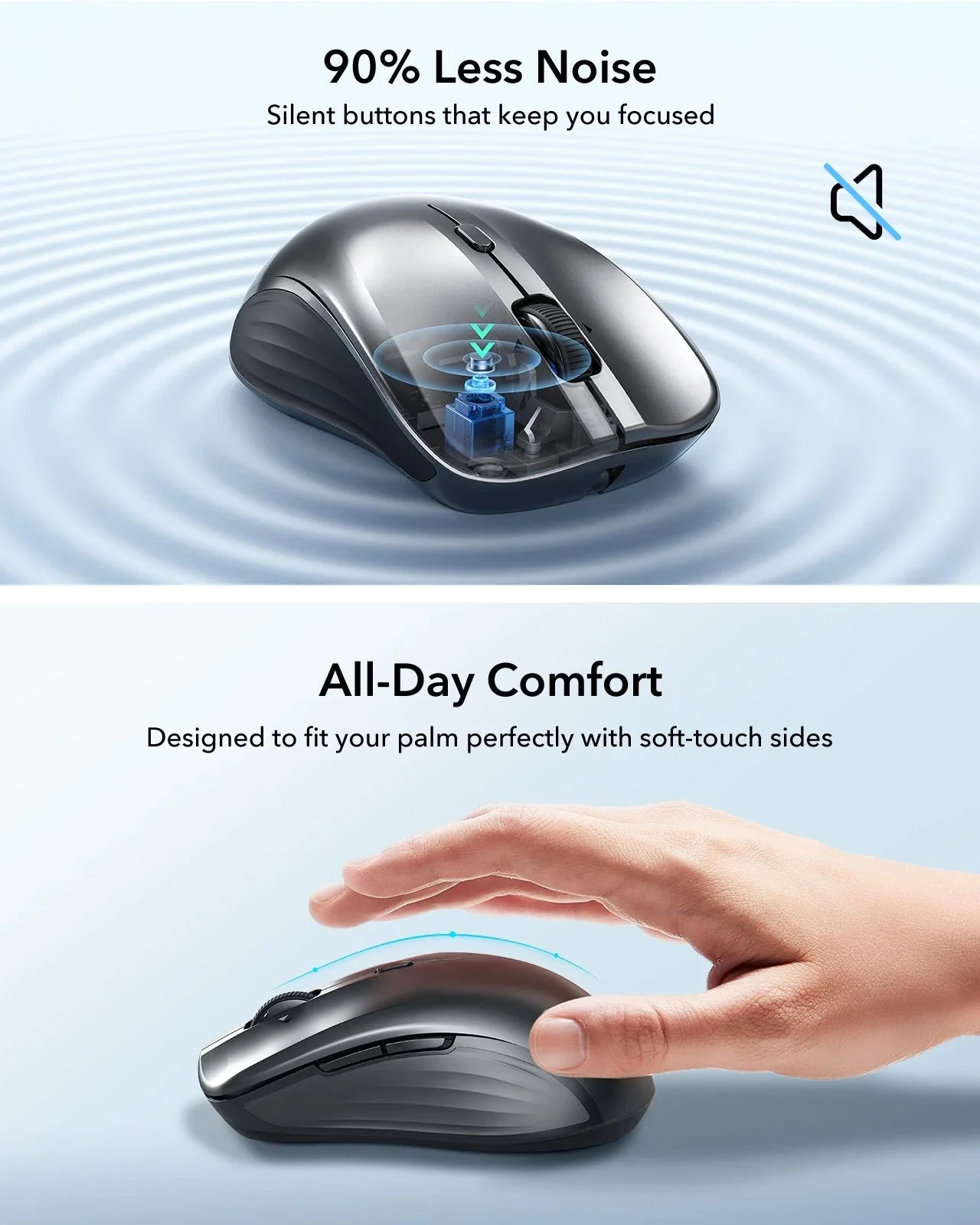 ESR MagMouse™ Wireless Mouse - Black - Image 10