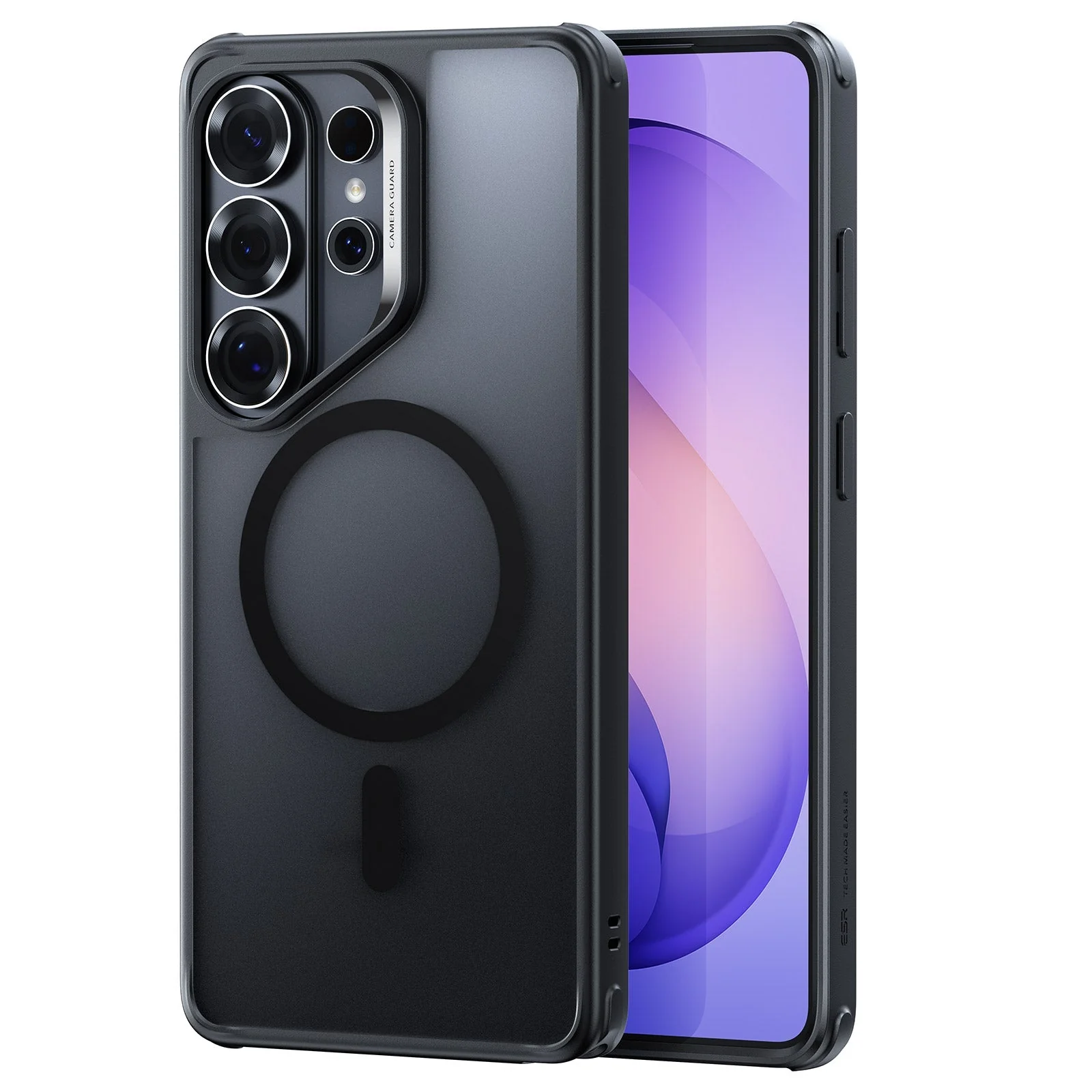 Galaxy S26 Ultra Classic Hybrid Magnetic Case - Frosted Black