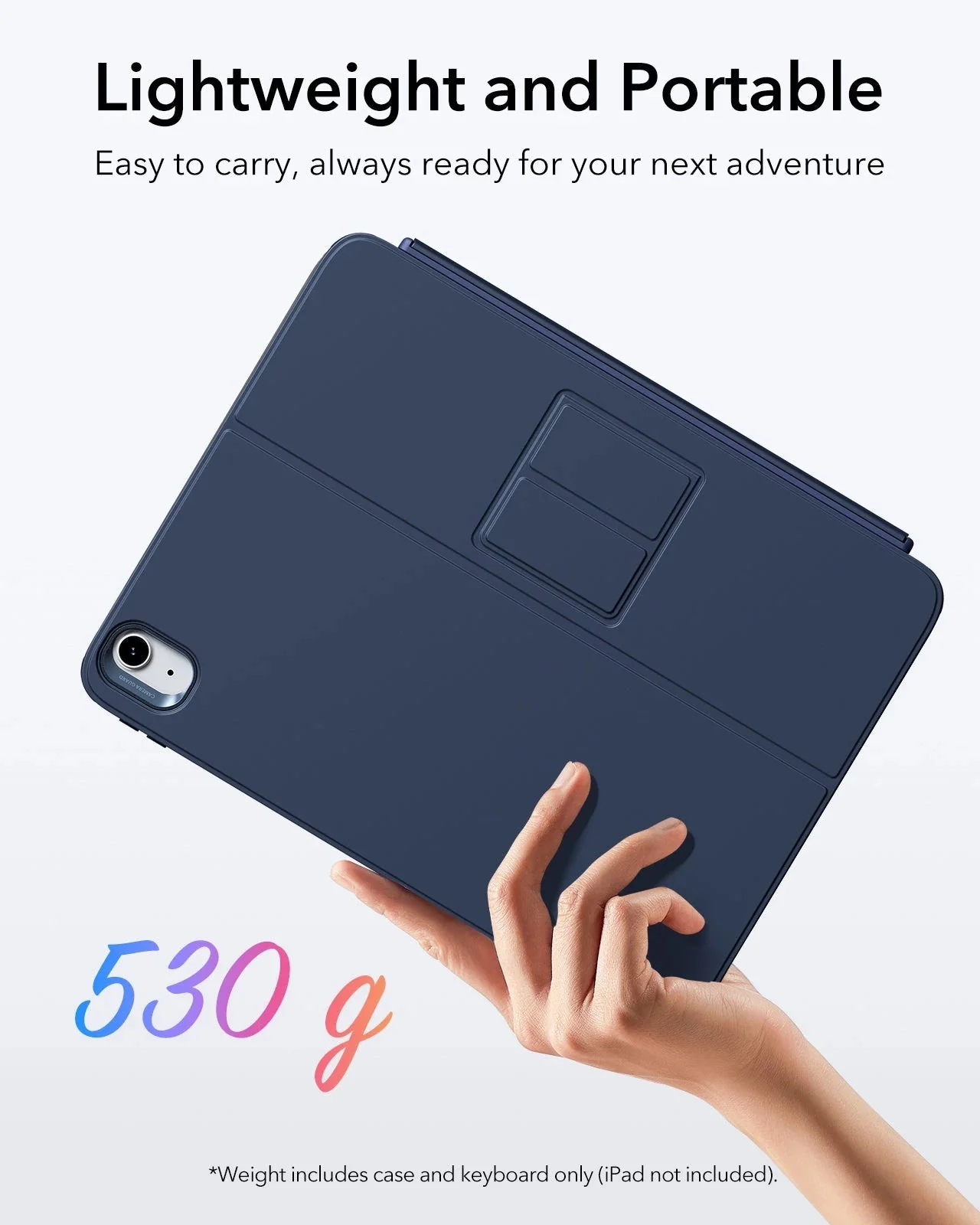 iPad 10th Gen Flex Keyboard Case (Detachable)  - US Layout-Blue - Image 7