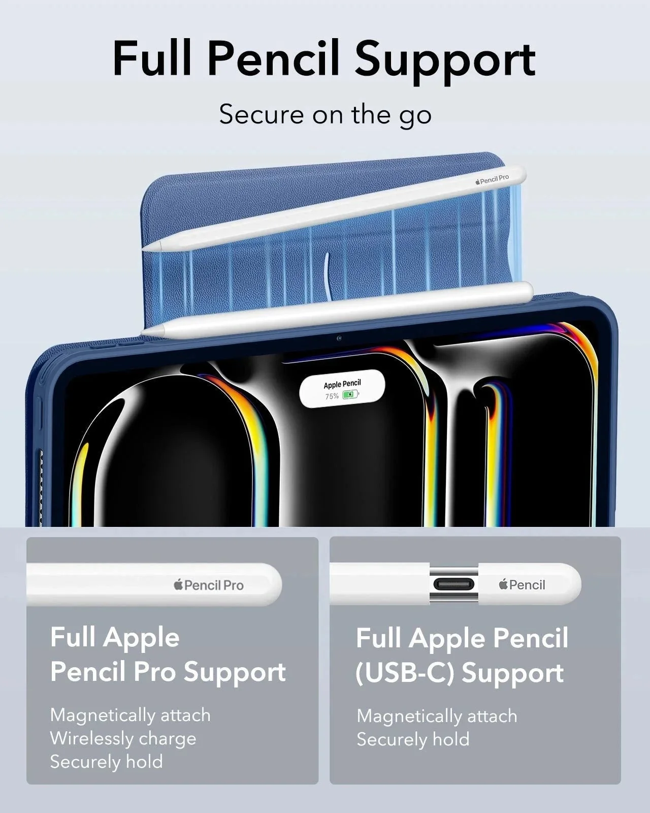 iPad Pro 11ʺ (2025) Rebound Hybrid Case 360 - Navy Blue - Image 8