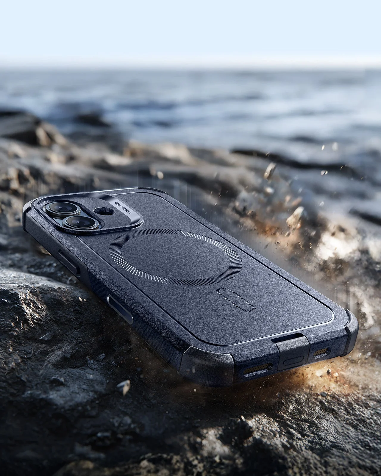 iPhone 17 Cyber Tough Magnetic Case (Camera Control) - Navy Blue - Image 6