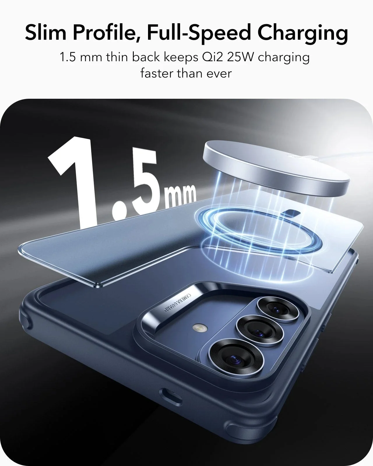 Galaxy S26 Plus Classic Hybrid Magnetic Case - Frosted Blue - Image 7
