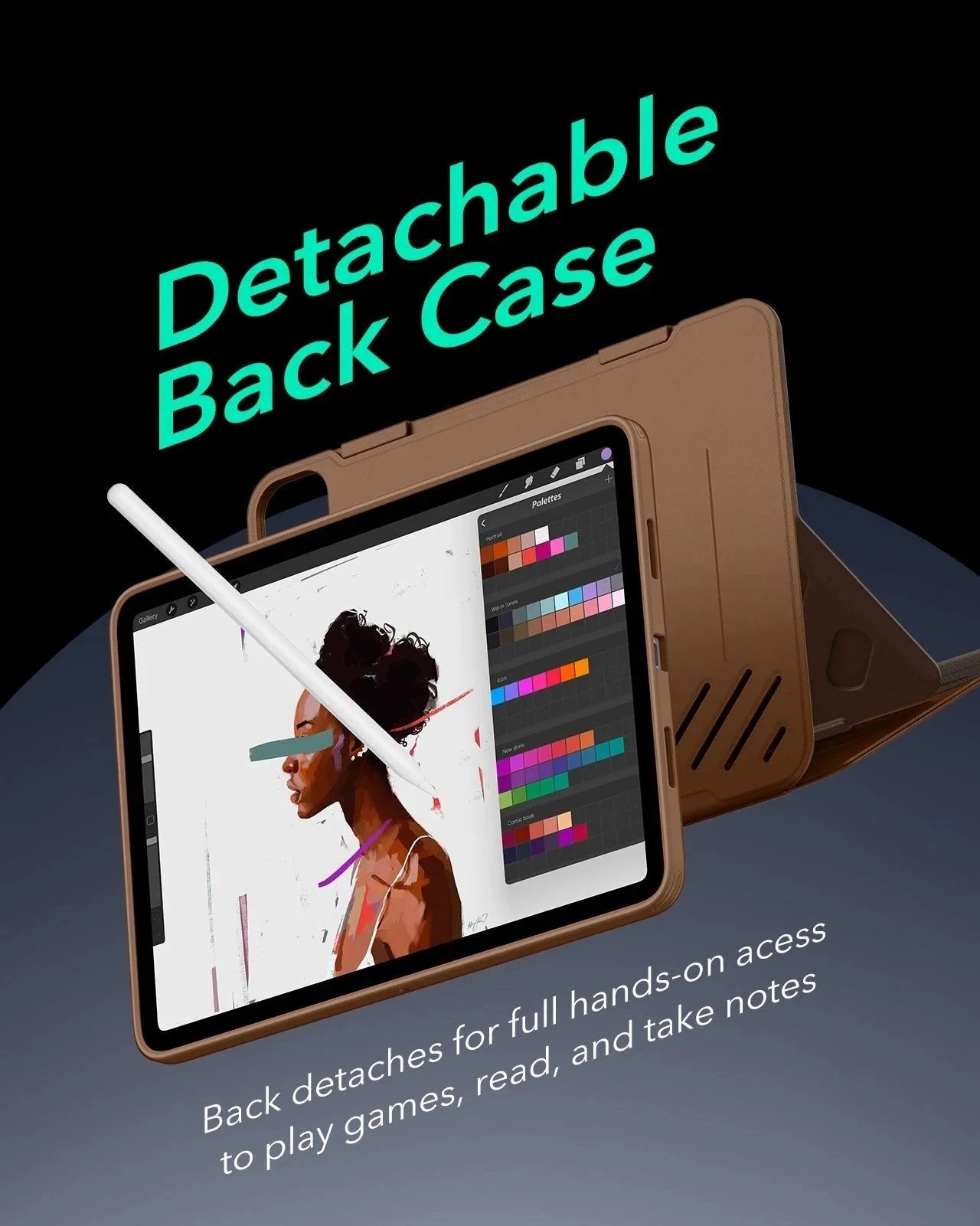 iPad Pro 11ʺ (2025) Shift Transformation with Digital Pencil Bundle - Brown - Image 6