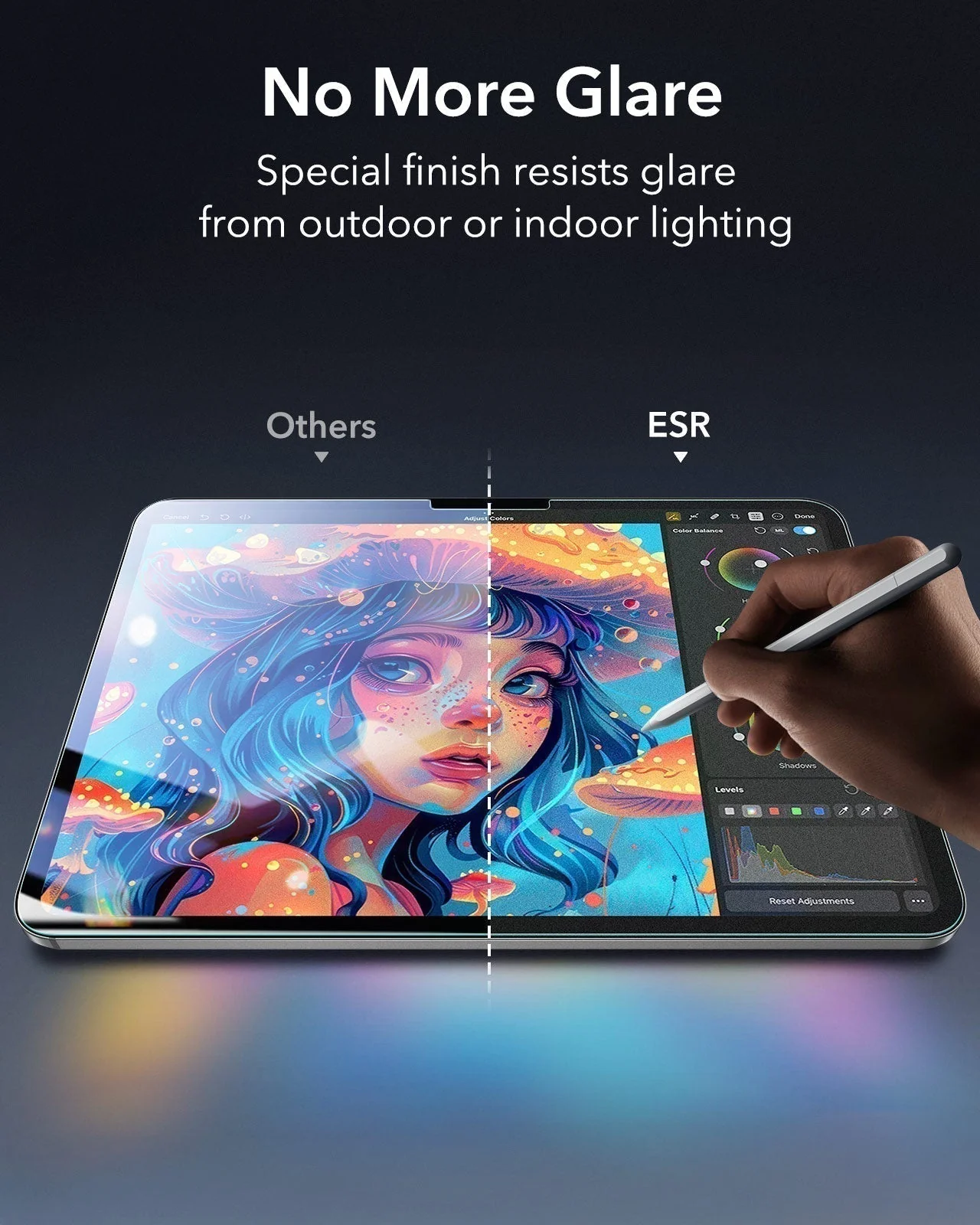 iPad Pro 11" (2025) Bundle Shift Magnetic Case & Armorite® Paper-Feel Protection - Brown - Image 14