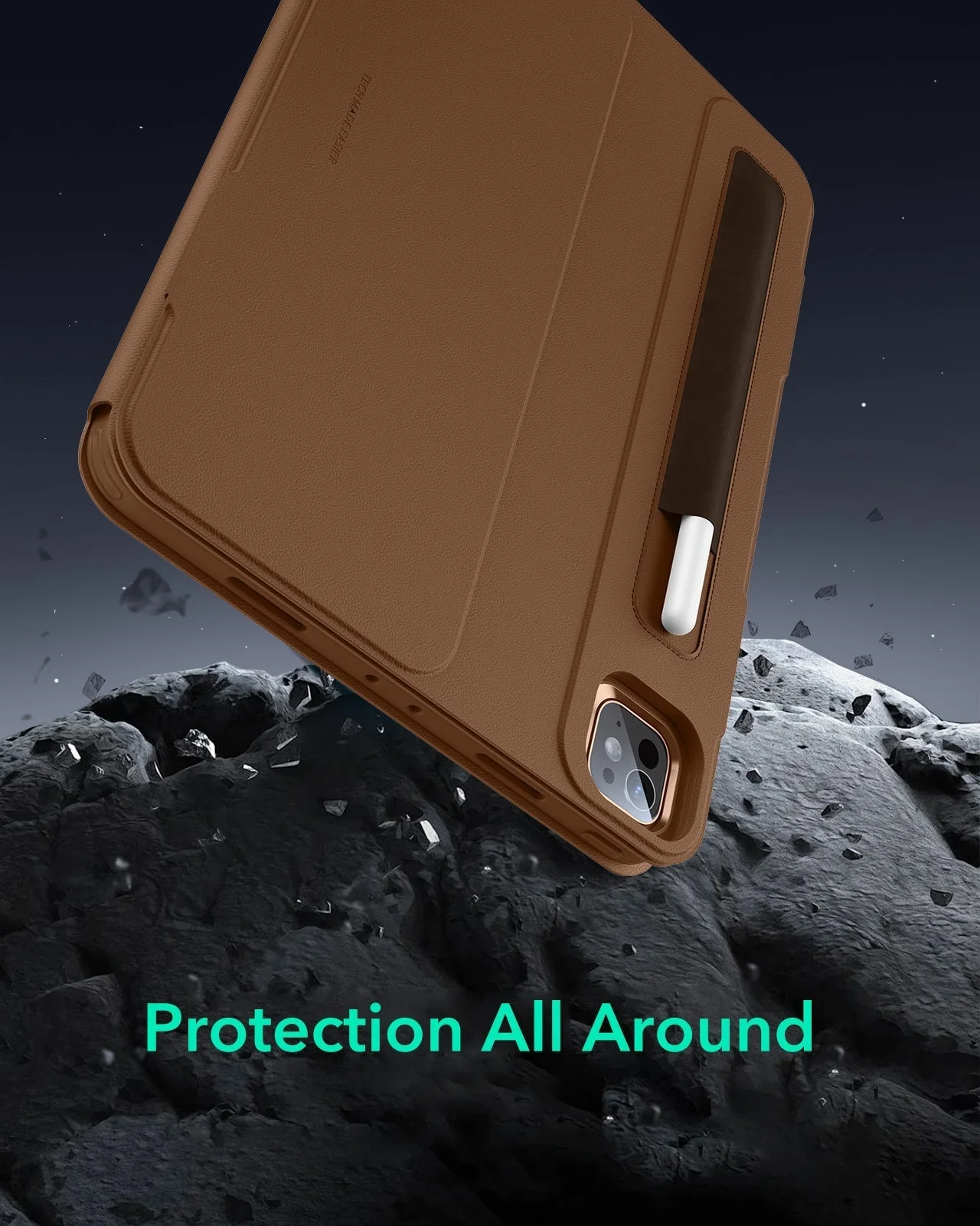 iPad Pro 11" (2025) Bundle Shift Magnetic Case & Armorite® Paper-Feel Protection - Brown - Image 8