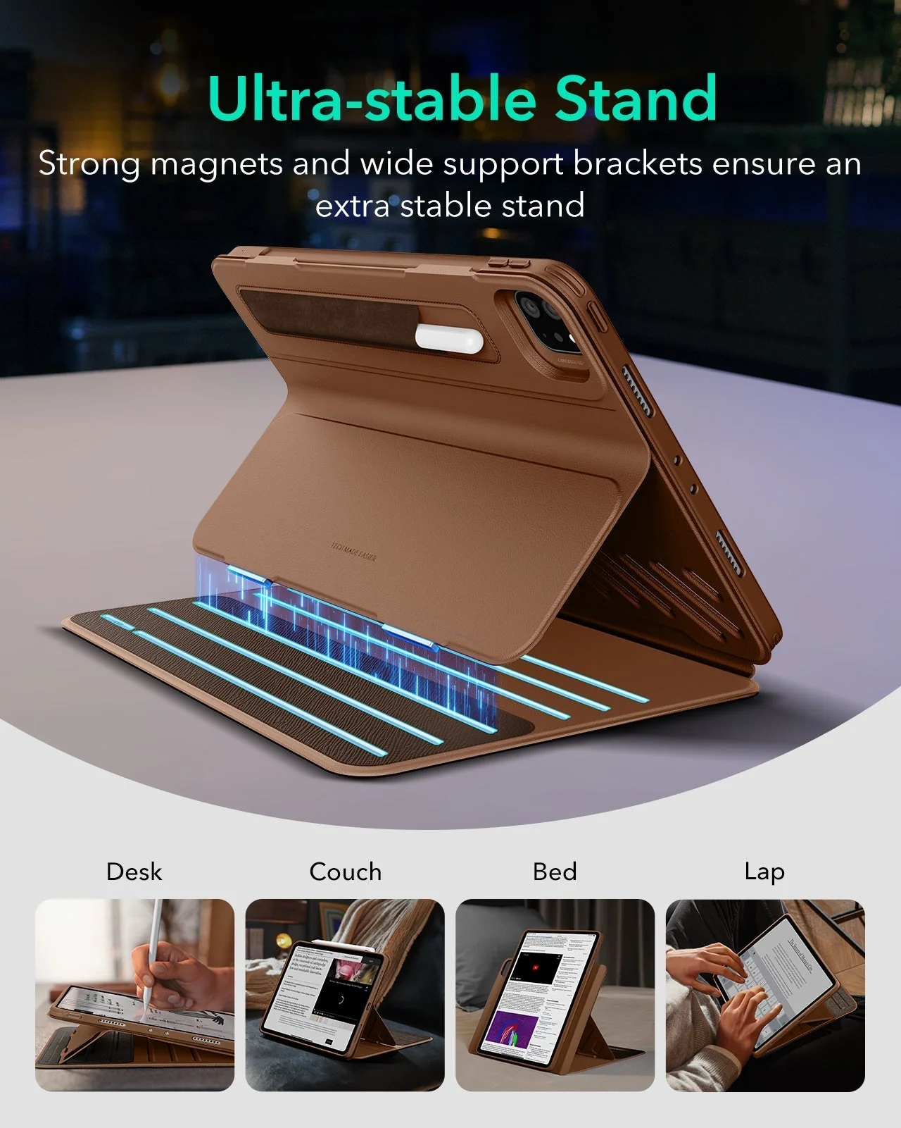 iPad Pro 13ʺ (2025) Shift Transformation with Digital Pencil Bundle - Brown - Image 3