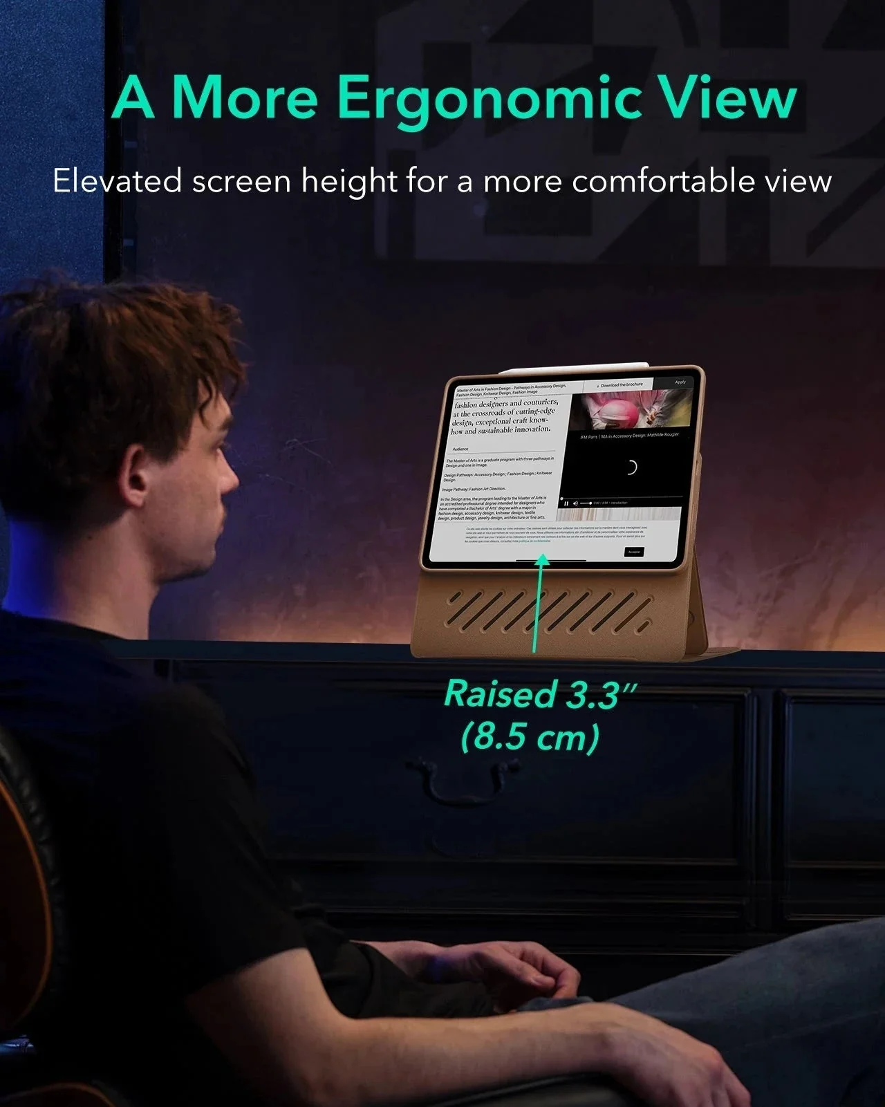 iPad Pro 13ʺ (2025) Shift Transformation with Digital Pencil Bundle - Brown - Image 4