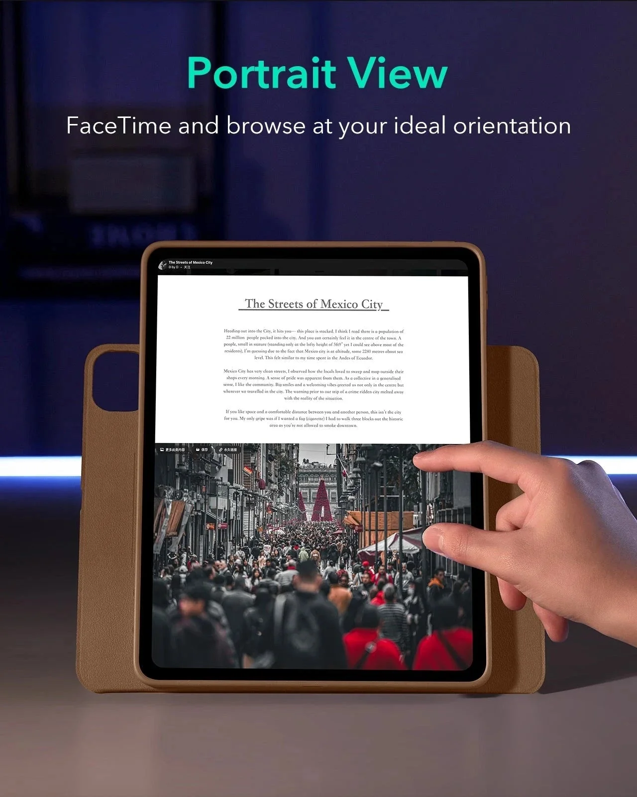 iPad Pro 13ʺ (2025) Shift Transformation with Digital Pencil Bundle - Brown - Image 5