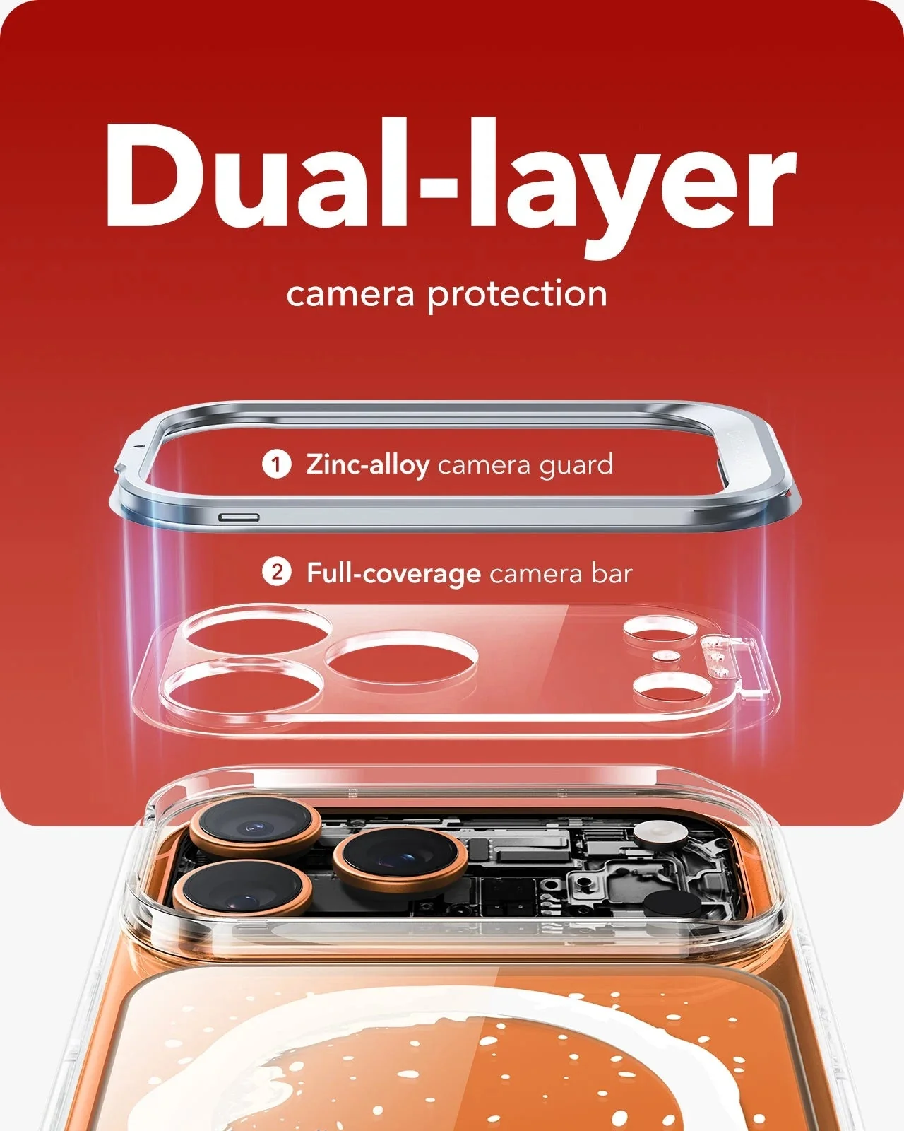iPhone 17 Pro Max Classic Hybrid Magnetic Case (Camera Control, Stash Stand) - Santa Skater - Image 5