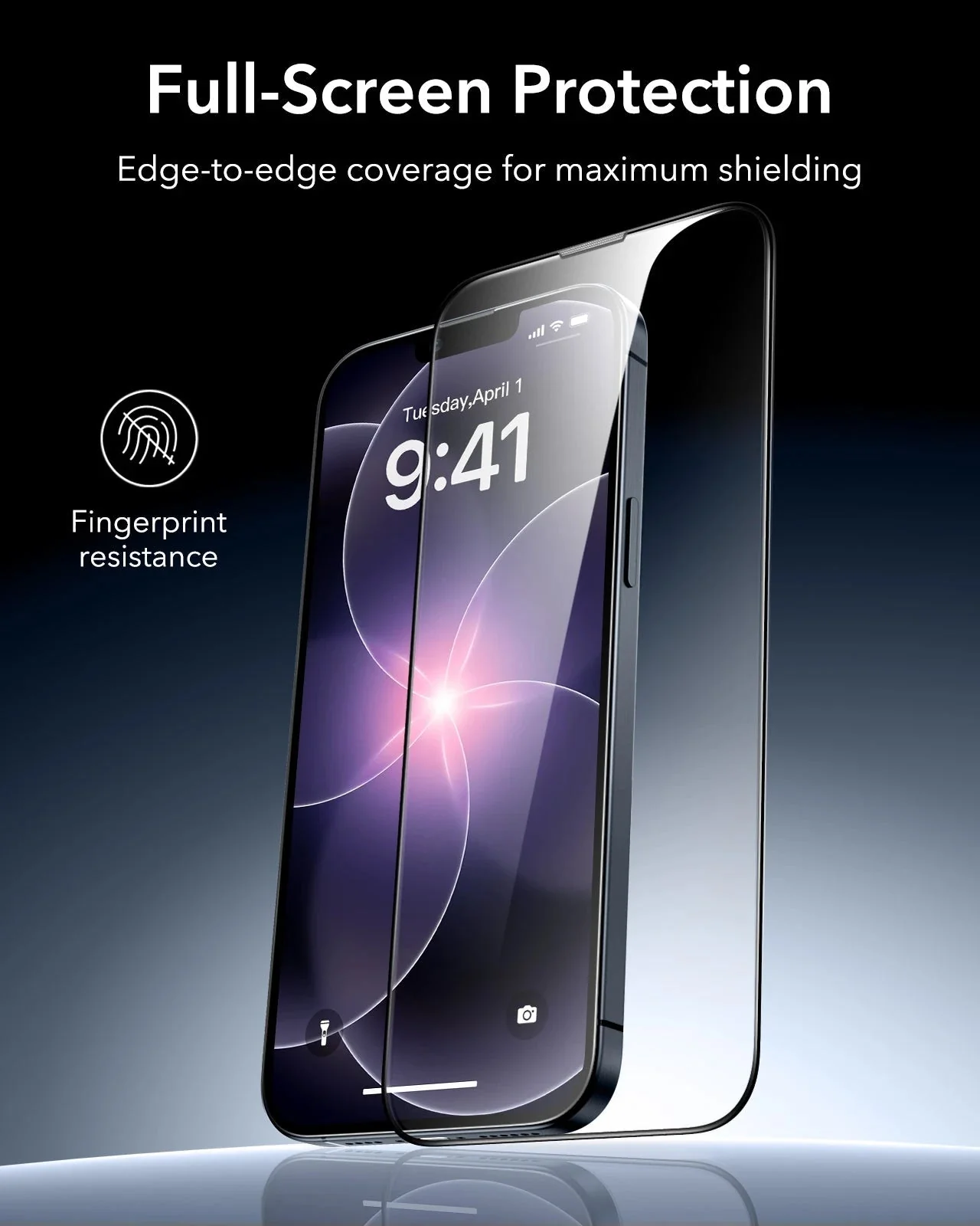 iPhone 17e Bundle Classic Hybrid Magnetic Case (Stash Stand) and Armorite® Screen Protector - Clear Black - Image 11
