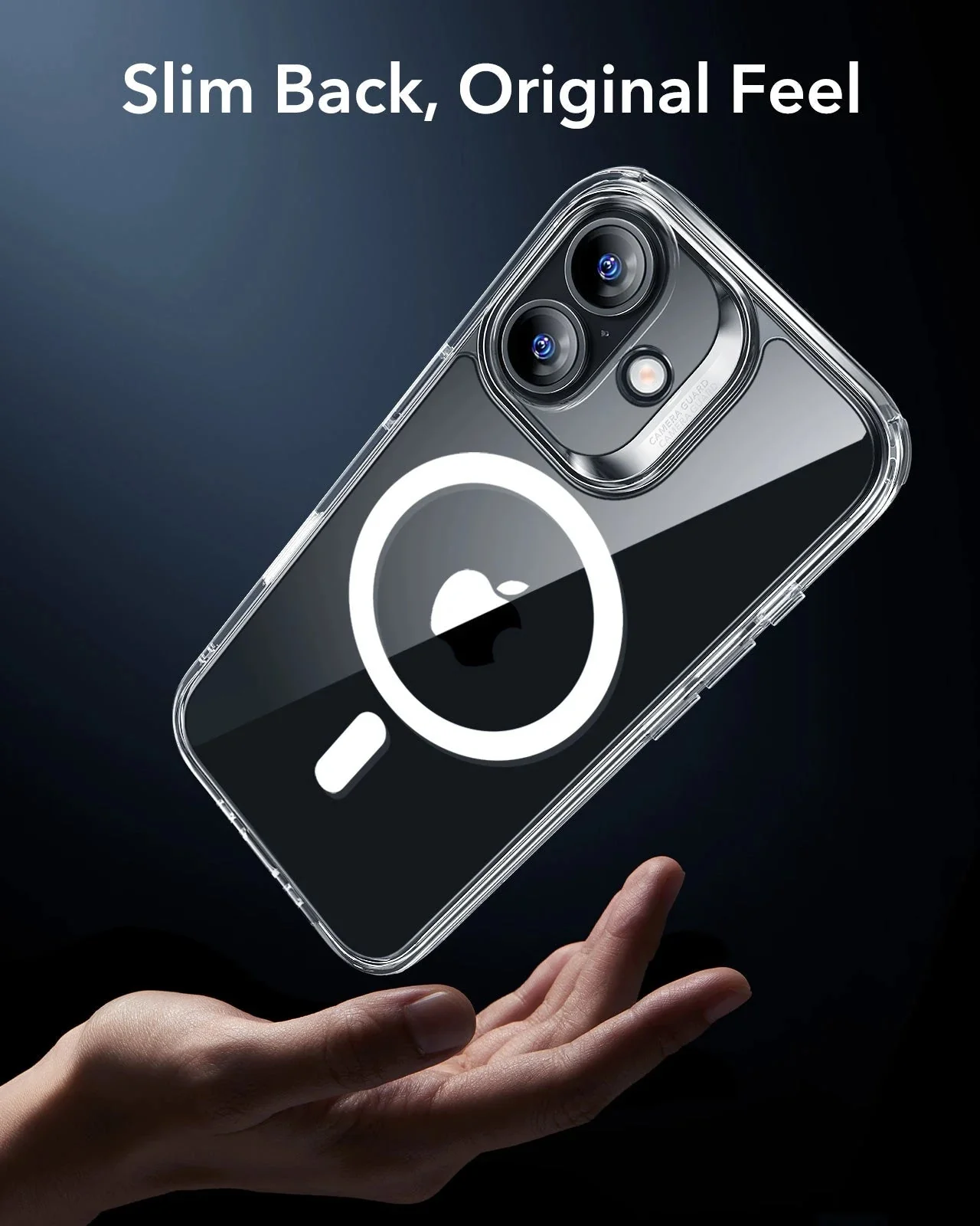 iPhone 17 Classic Hybrid Magnetic Case (Camera Control) - Clear - Image 7