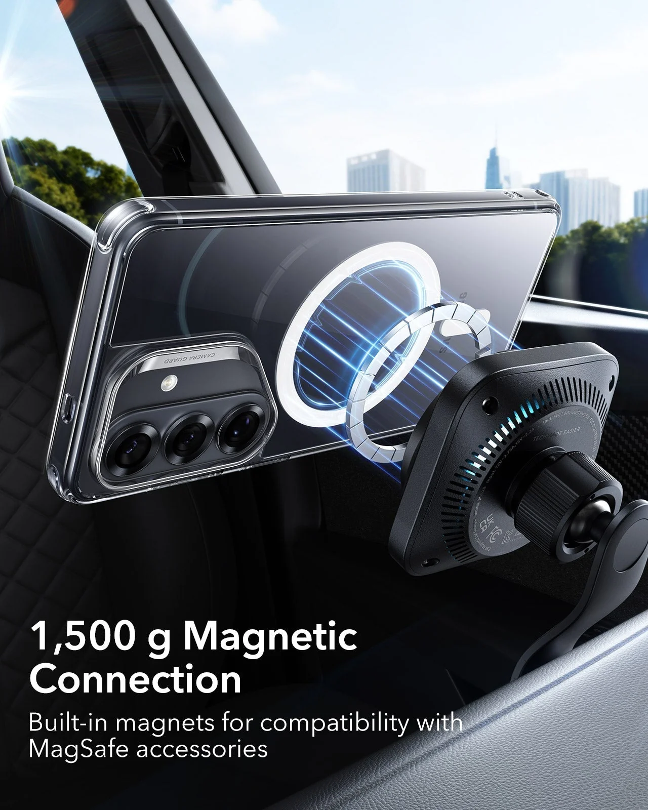 Galaxy S26 Plus Classic Hybrid Magnetic Case - Clear - Image 6