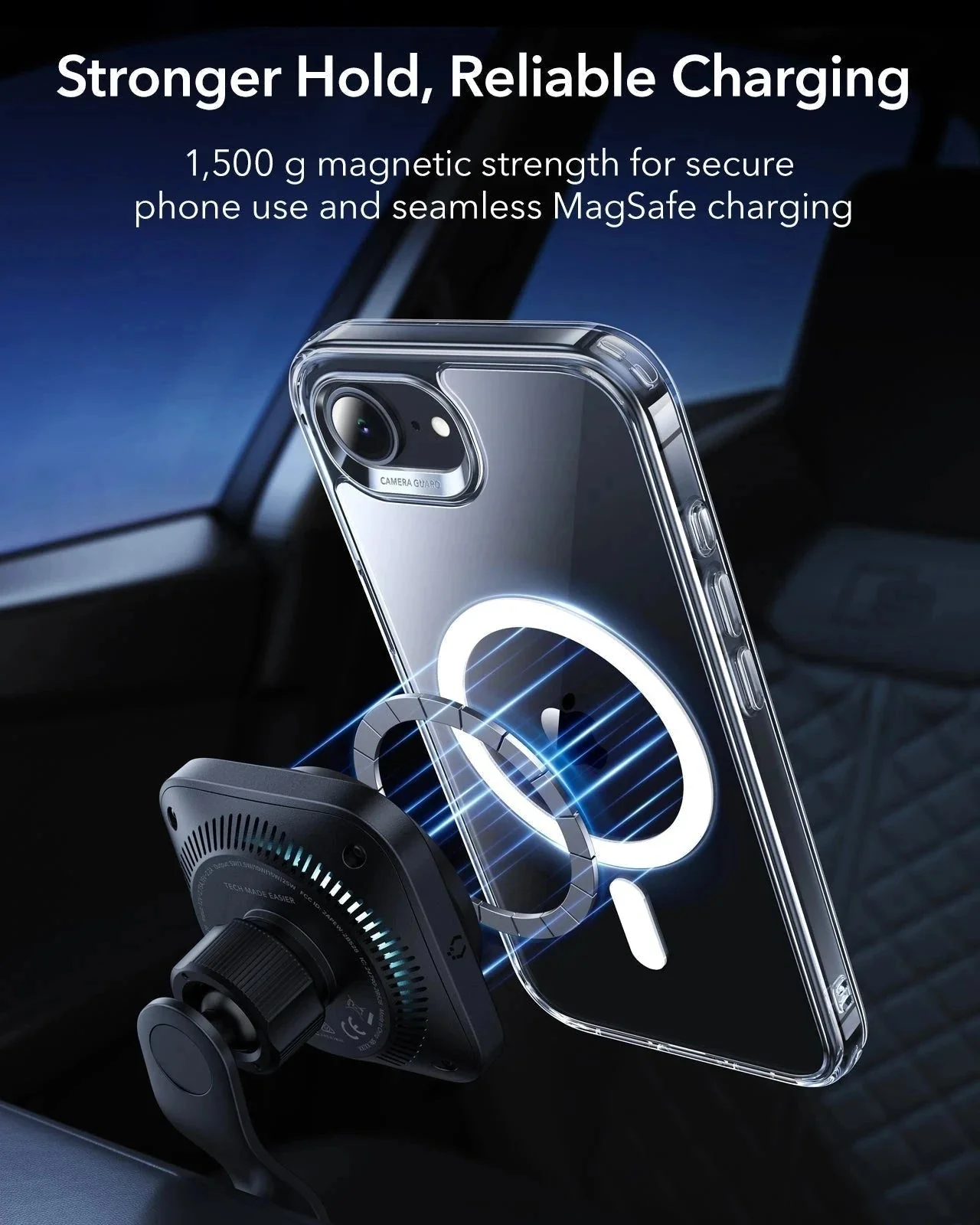 iPhone 17e Classic Hybrid Magnetic Case - Clear - Image 10