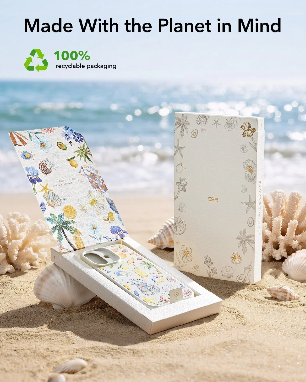 iPhone 17 Classic Hybrid Magnetic Case (Camera Control) - Coastal Summer - Image 6