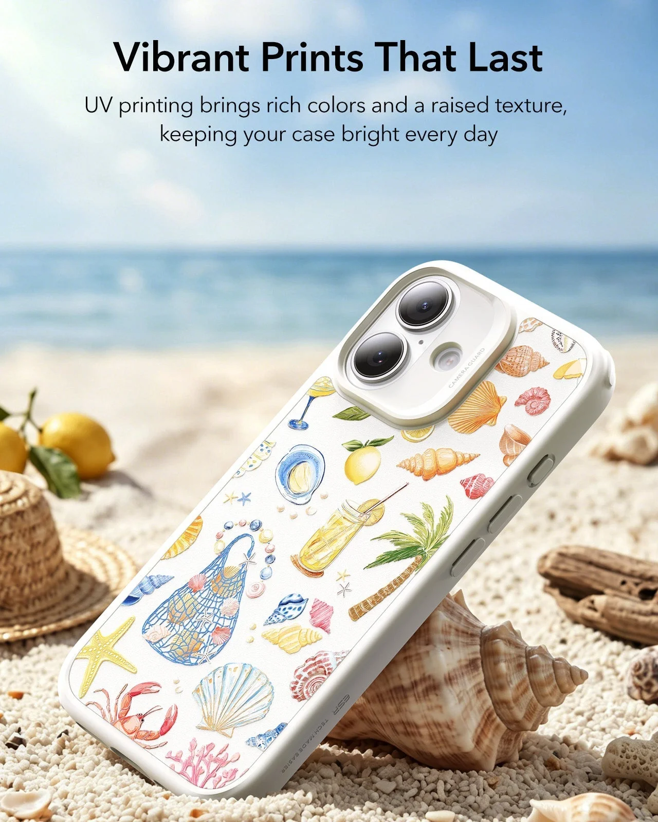 iPhone 17 Classic Hybrid Magnetic Case (Camera Control) - Coastal Summer - Image 7