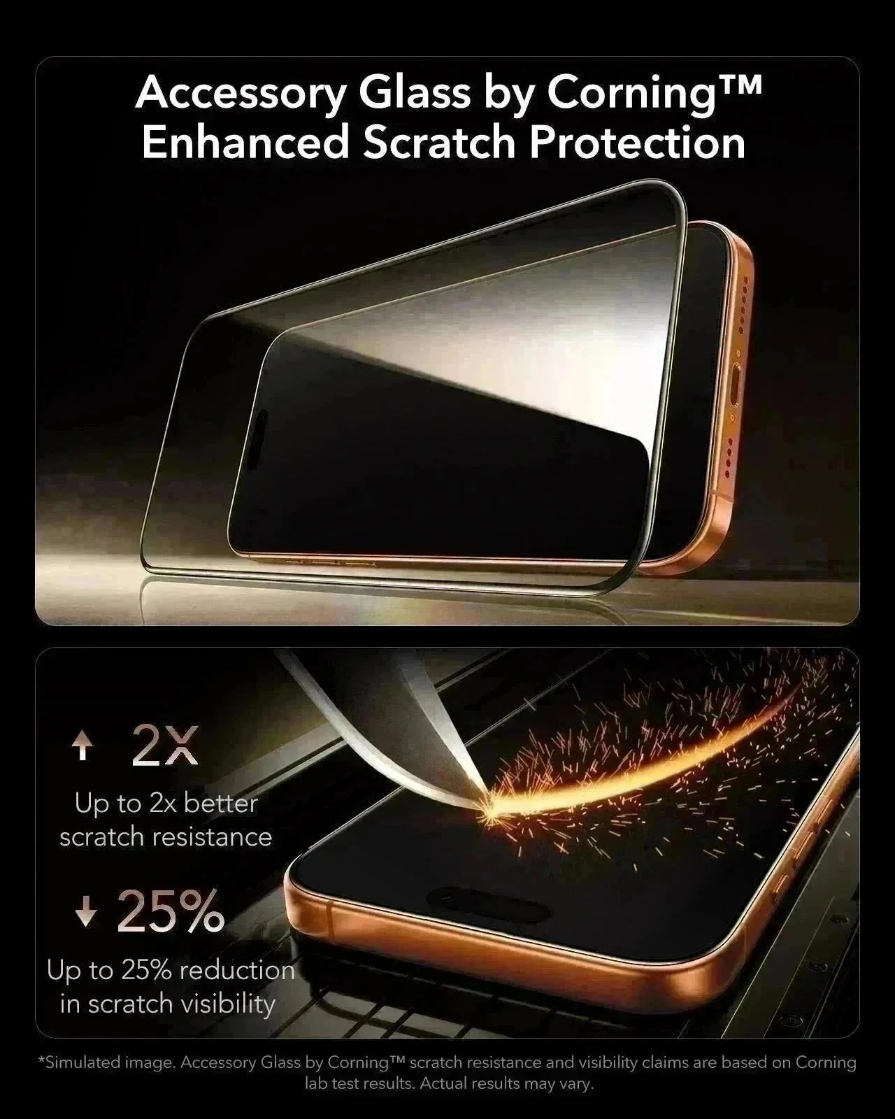 iPhone 17 Pro Max Bundle Cyber Tough Magnetic Case (Camera Control, Stash Stand) and Armorite Pro Screen Protector - Orange - Image 4