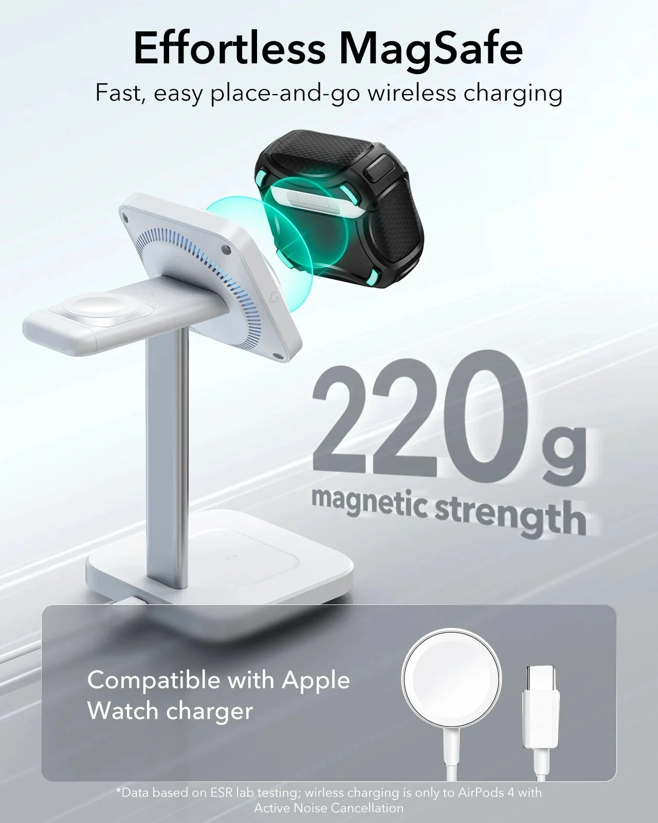 Cyber FlickLock Everyday-Carry Bundle for AirPods 4 - Silver - Image 7