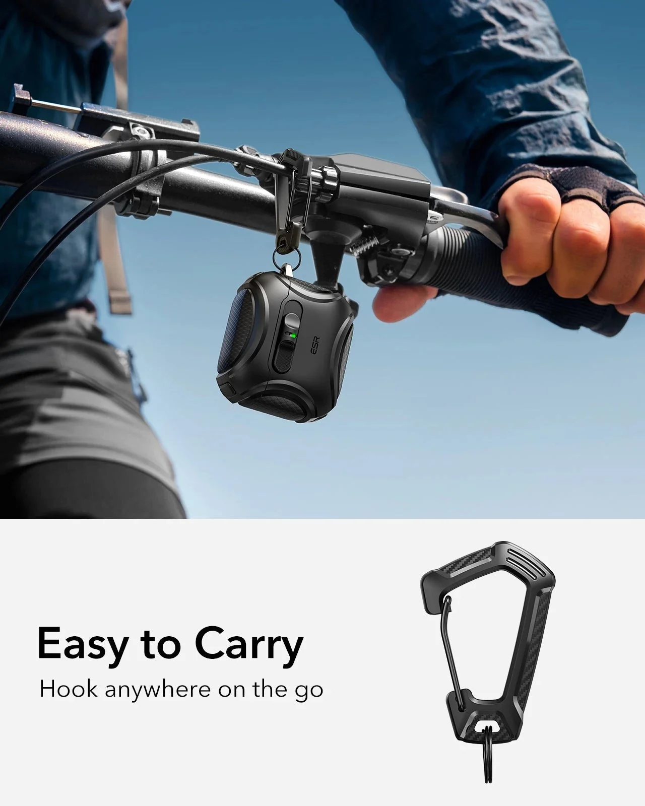 Cyber FlickLock Snap-and-Charge Bundle for AirPods 4 - Black - Image 9